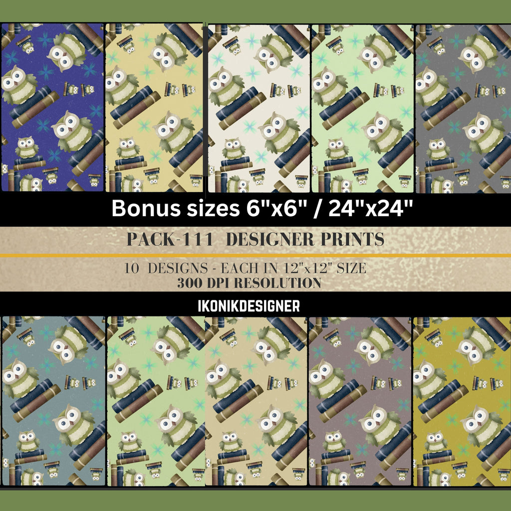 Commercial Use Kids Animal Seamless Pattern Bundle, Cute Cartoon Digital Paper, Nursery Backgrounds, POD, Fabric &amp; Packaging Design|111c