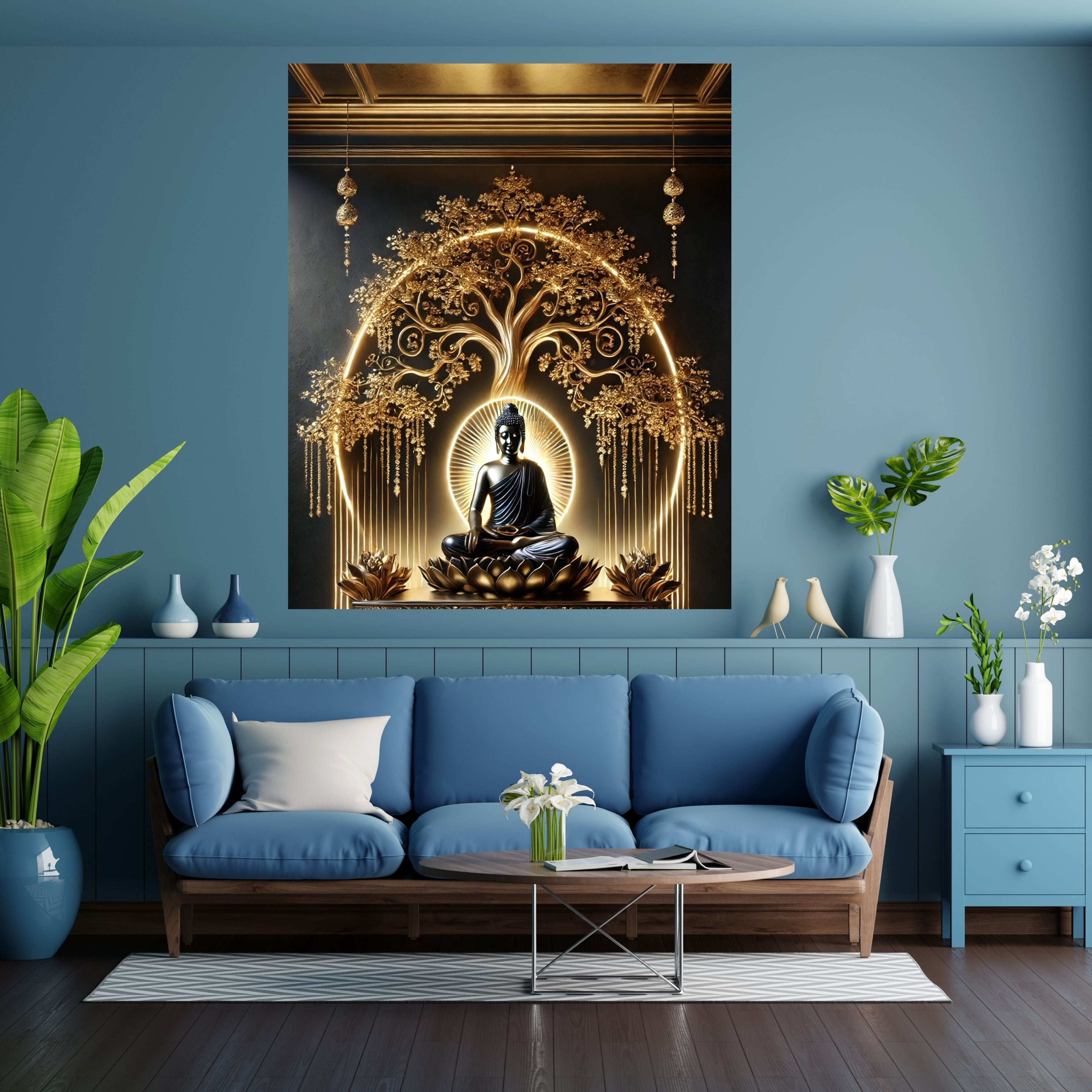 Lord Buddha Printable Wall Art, Zen Buddha Poster, Meditation Room Decor, Buddhist Wall Hanging, Spiritual Digital Download, Peaceful Home Decor|sp81