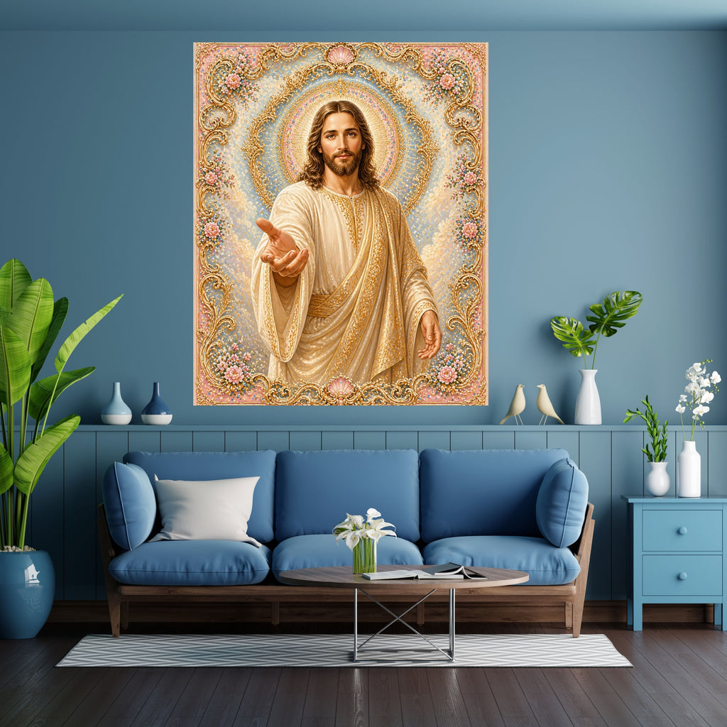 Jesus Wall Art Printable Set, Christian Nursery Decor, Bible Story Prints, Jesus with Children, Good Shepherd, Baptism, Faith Gift|sp36