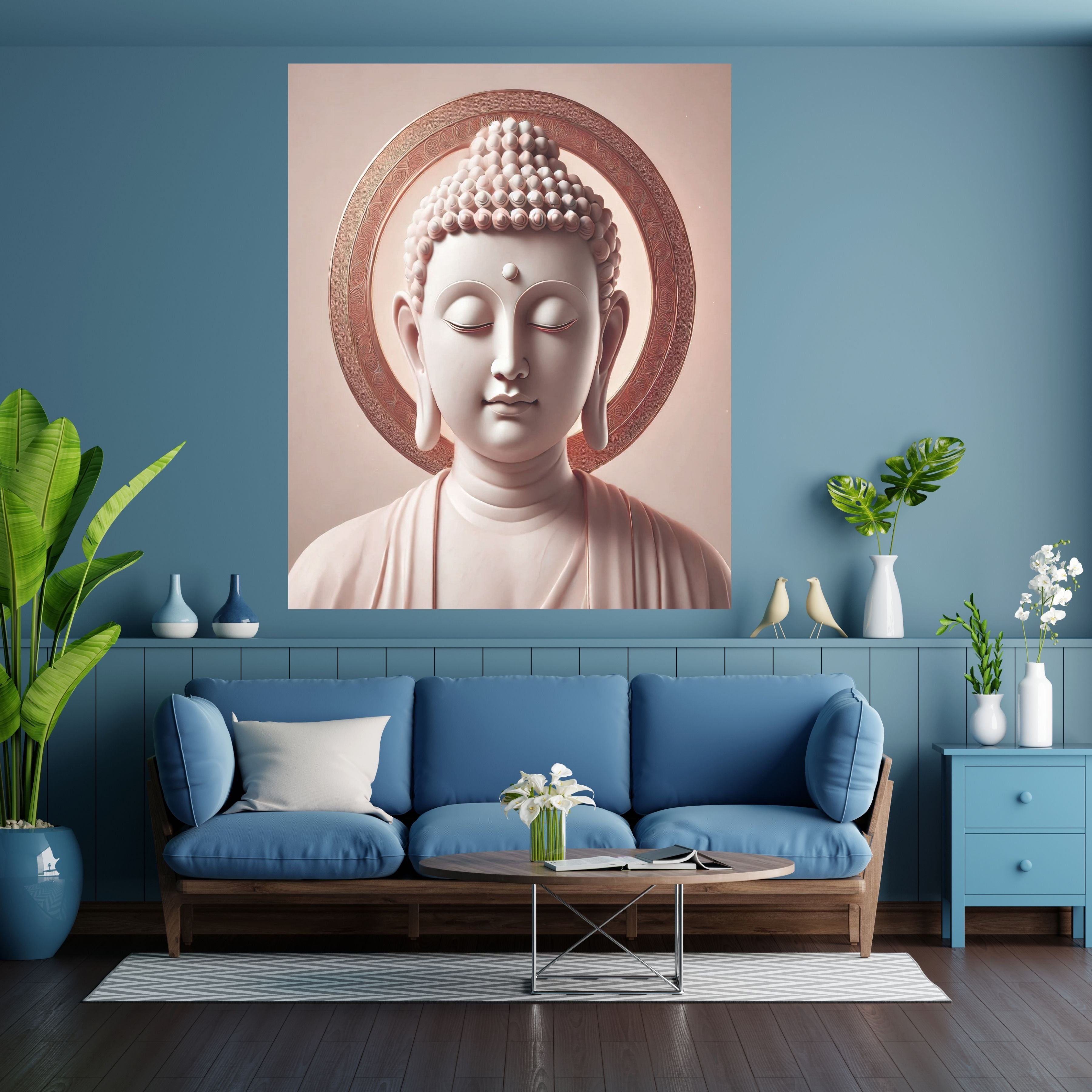 Lord Buddha Printable Wall Art, Zen Buddha Poster, Meditation Room Decor, Buddhist Wall Hanging, Spiritual Digital Download, Peaceful Home Decor|sp91