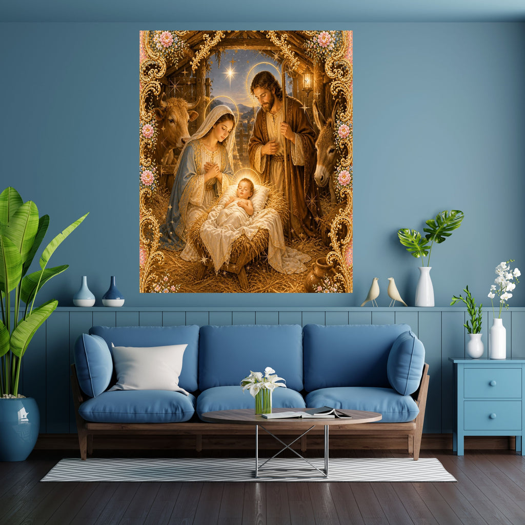 Jesus Wall Art Printable Set, Christian Nursery Decor, Bible Story Prints, Jesus with Children, Good Shepherd, Baptism, Faith Gift|sp40