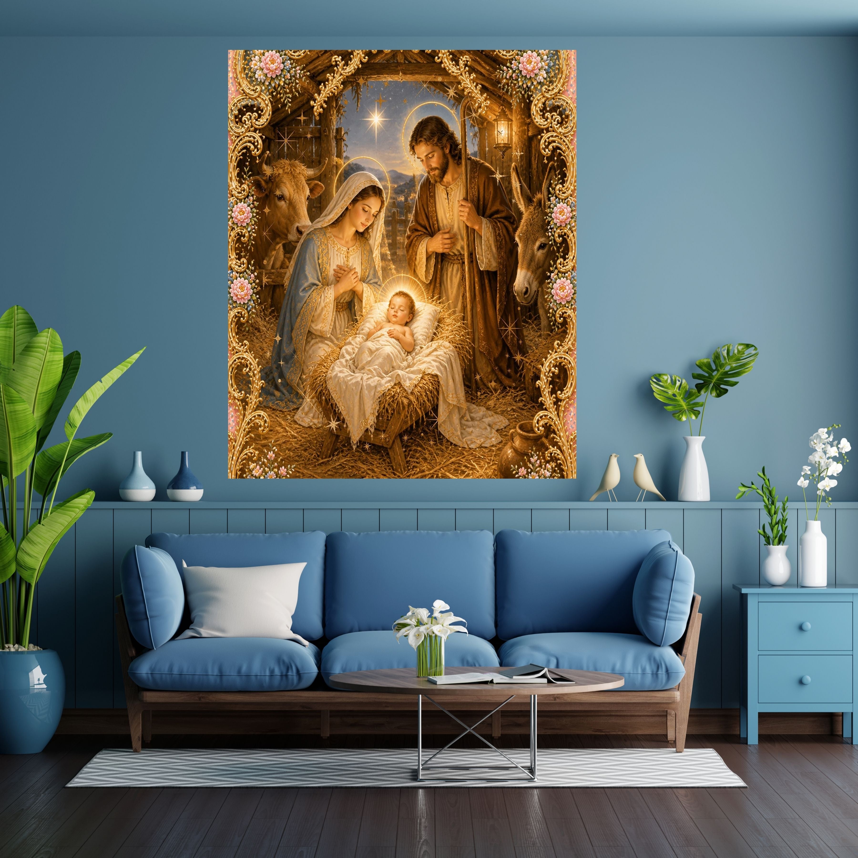 Jesus Wall Art Printable Set, Christian Nursery Decor, Bible Story Prints, Jesus with Children, Good Shepherd, Baptism, Faith Gift|sp40