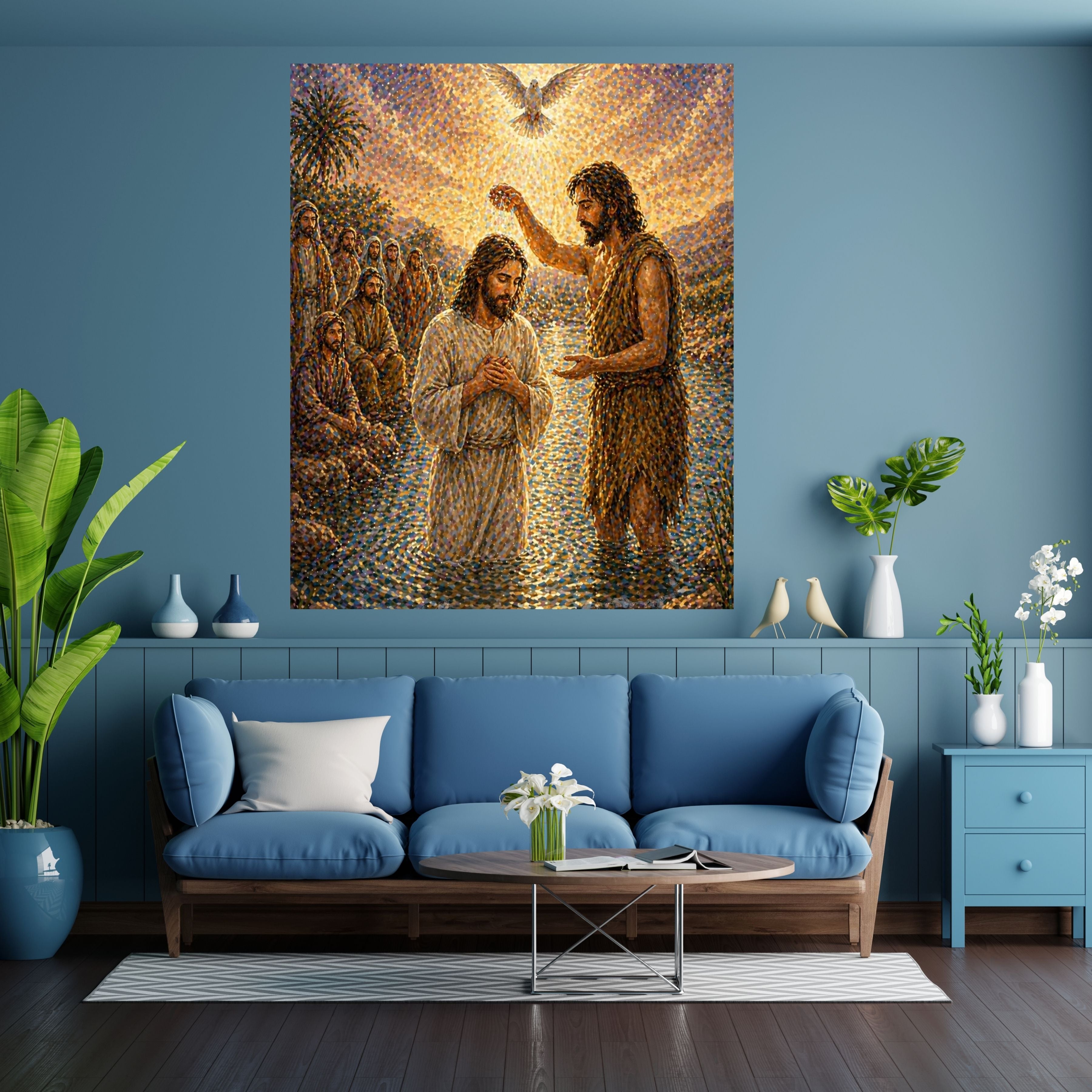 Jesus Wall Art Printable Set, Christian Nursery Decor, Bible Story Prints, Jesus with Children, Good Shepherd, Baptism, Faith Gift|sp16