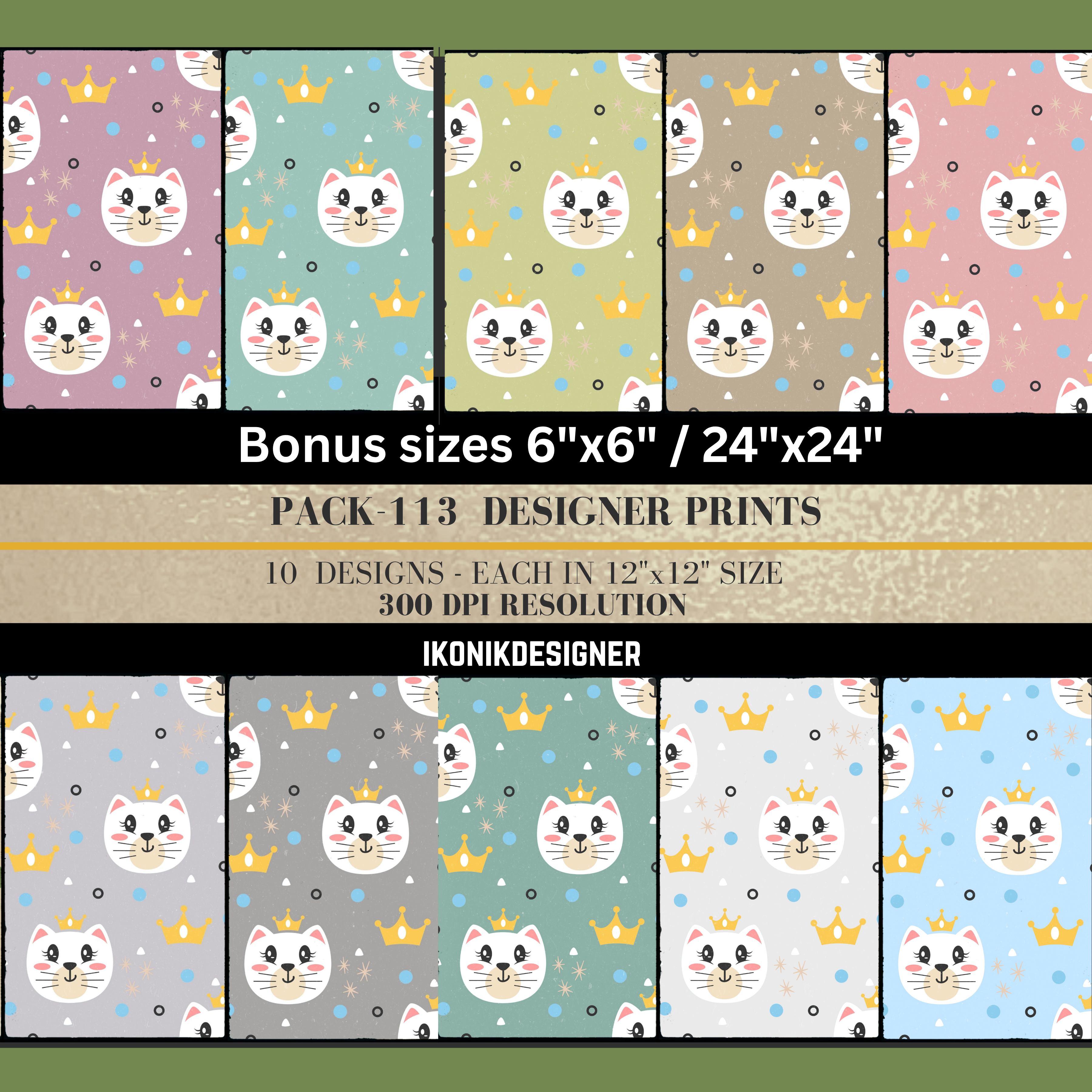 Commercial Use Kids Animal Seamless Pattern Bundle, Cute Cartoon Digital Paper, Nursery Backgrounds, POD, Fabric &amp; Packaging Design|113c