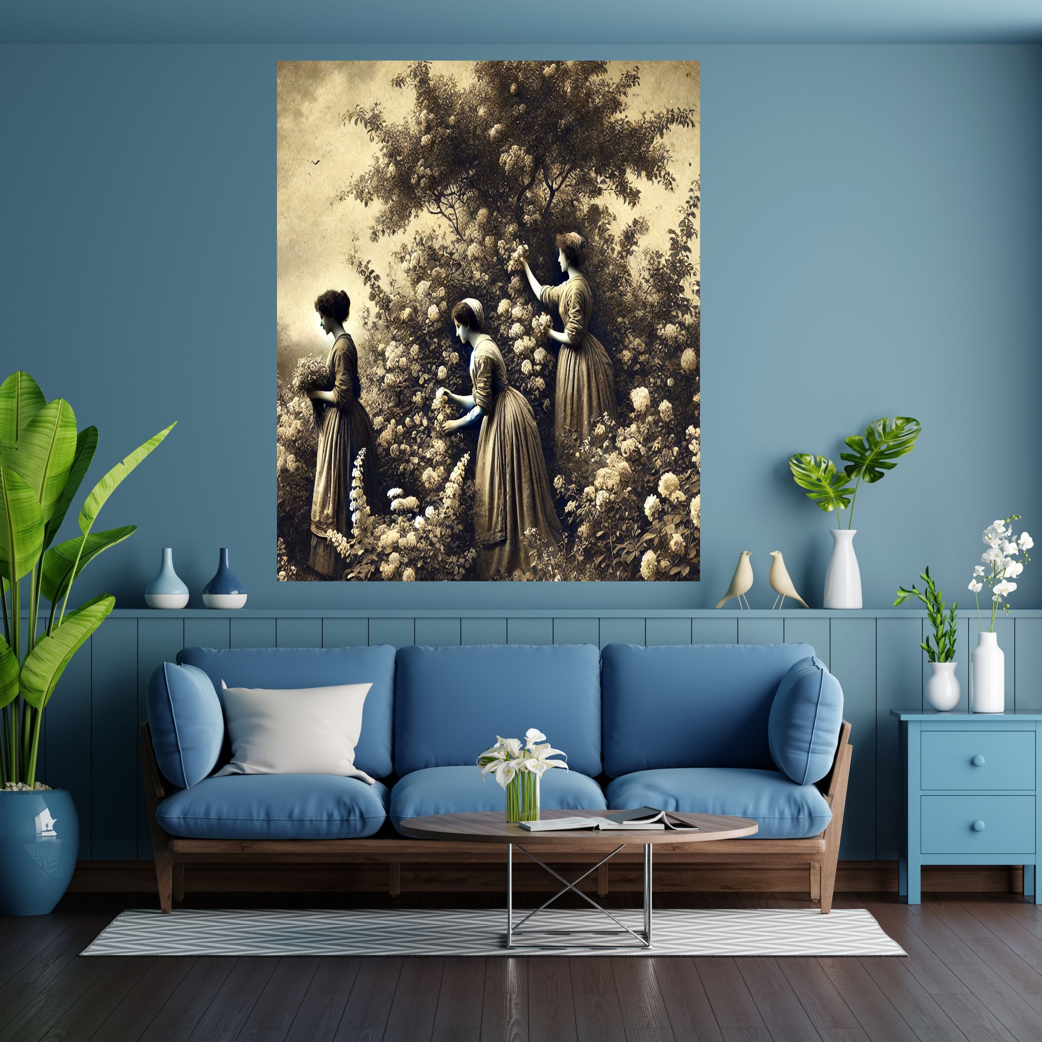 Vintage wall art printable, antique decor, editable Canva template, gallery wall set, farmhouse wall art, cottagecore decor, instant download wall art|v1