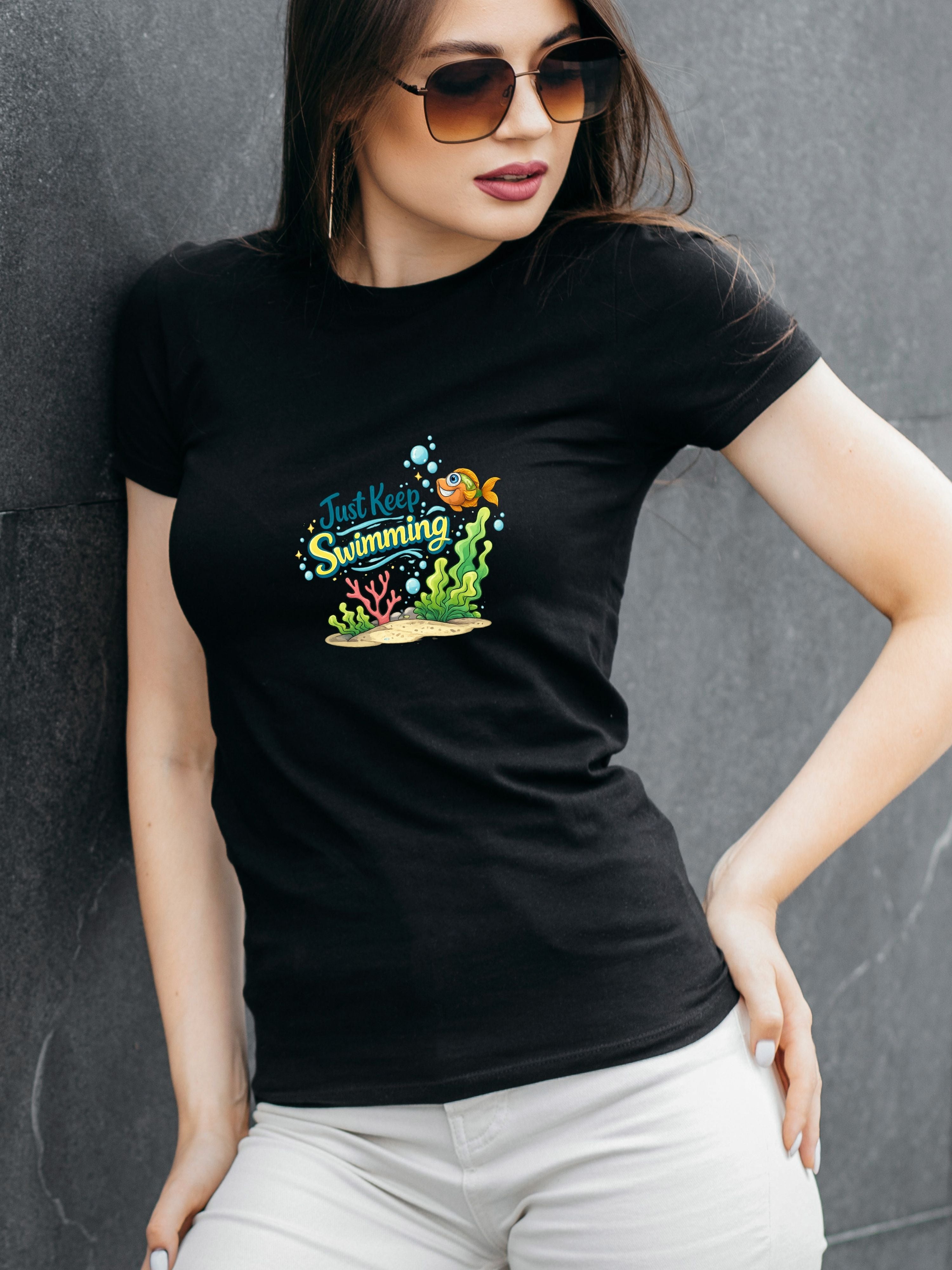 Under The Sea PNG, Ocean T-Shirt Design, Sea Life Graphic, Beach Lover Gift, Marine Life PNG, Coastal Aesthetic, Print On Demand Design, Digital Download|gr30-5