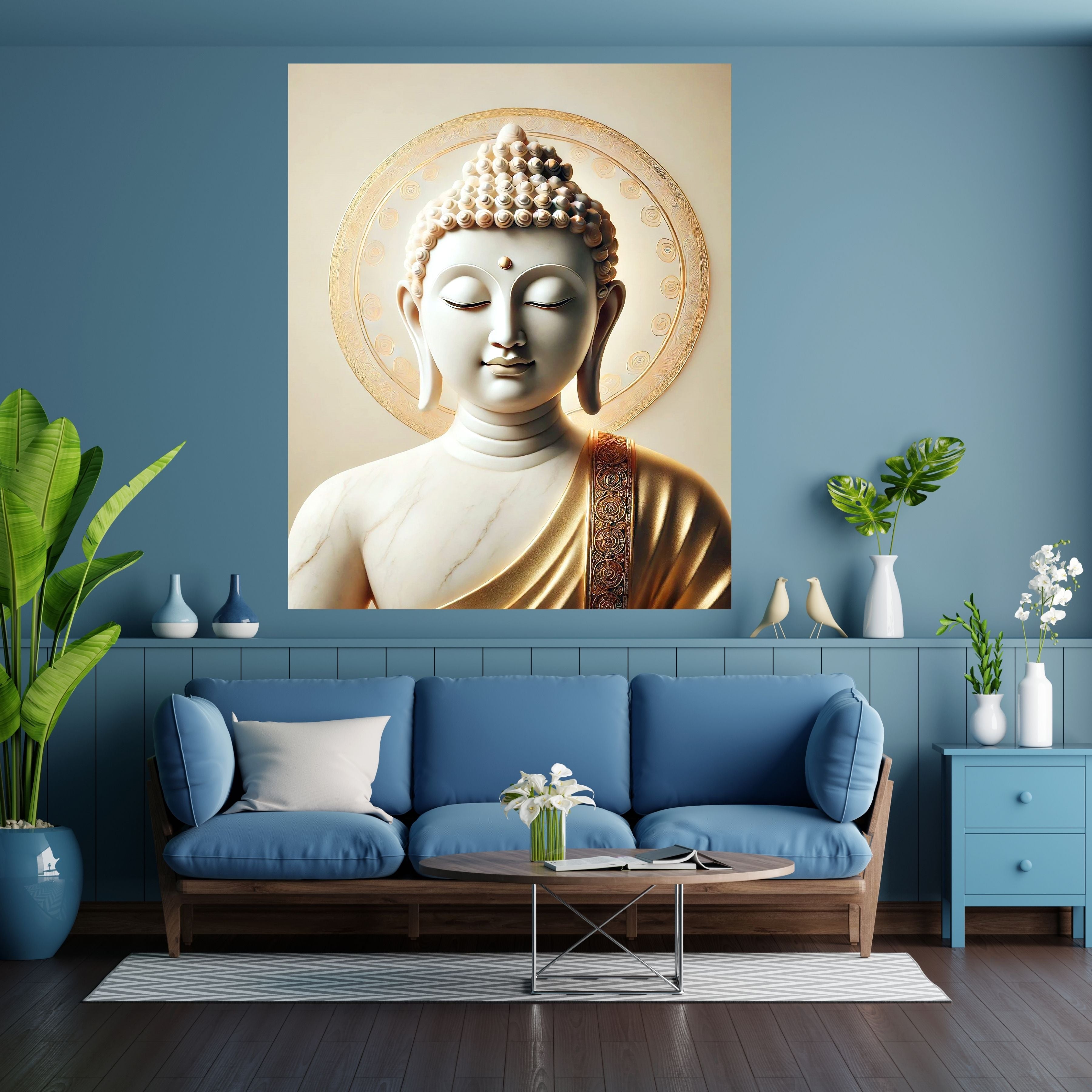 Lord Buddha Printable Wall Art, Zen Buddha Poster, Meditation Room Decor, Buddhist Wall Hanging, Spiritual Digital Download, Peaceful Home Decor|sp90