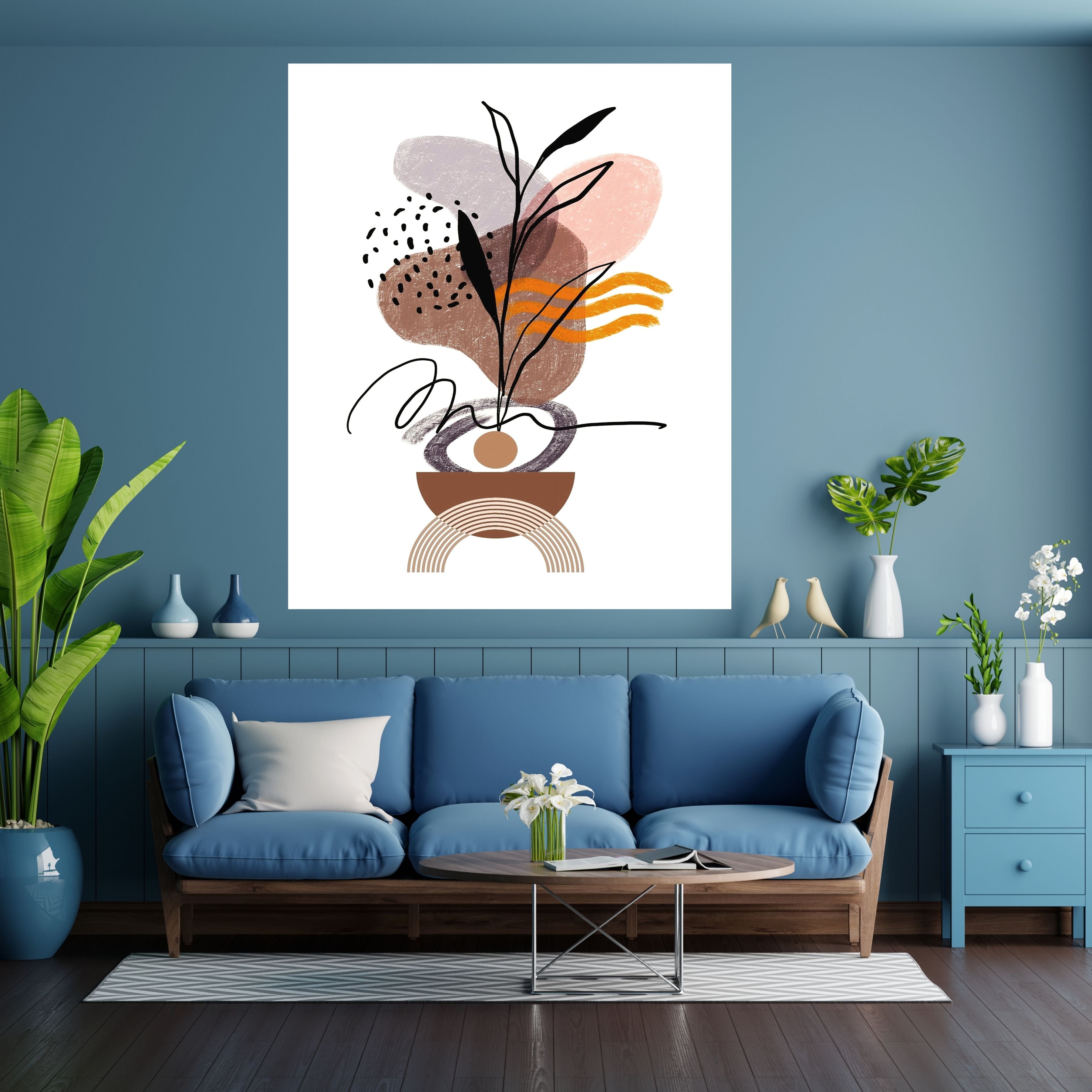 Modern boho Neutral Wall Art Printable | Luxury Minimalist Decor |modern boho wall decor| Printable Gallery Wall Set | Scandinavian Home Aesthetic|m46