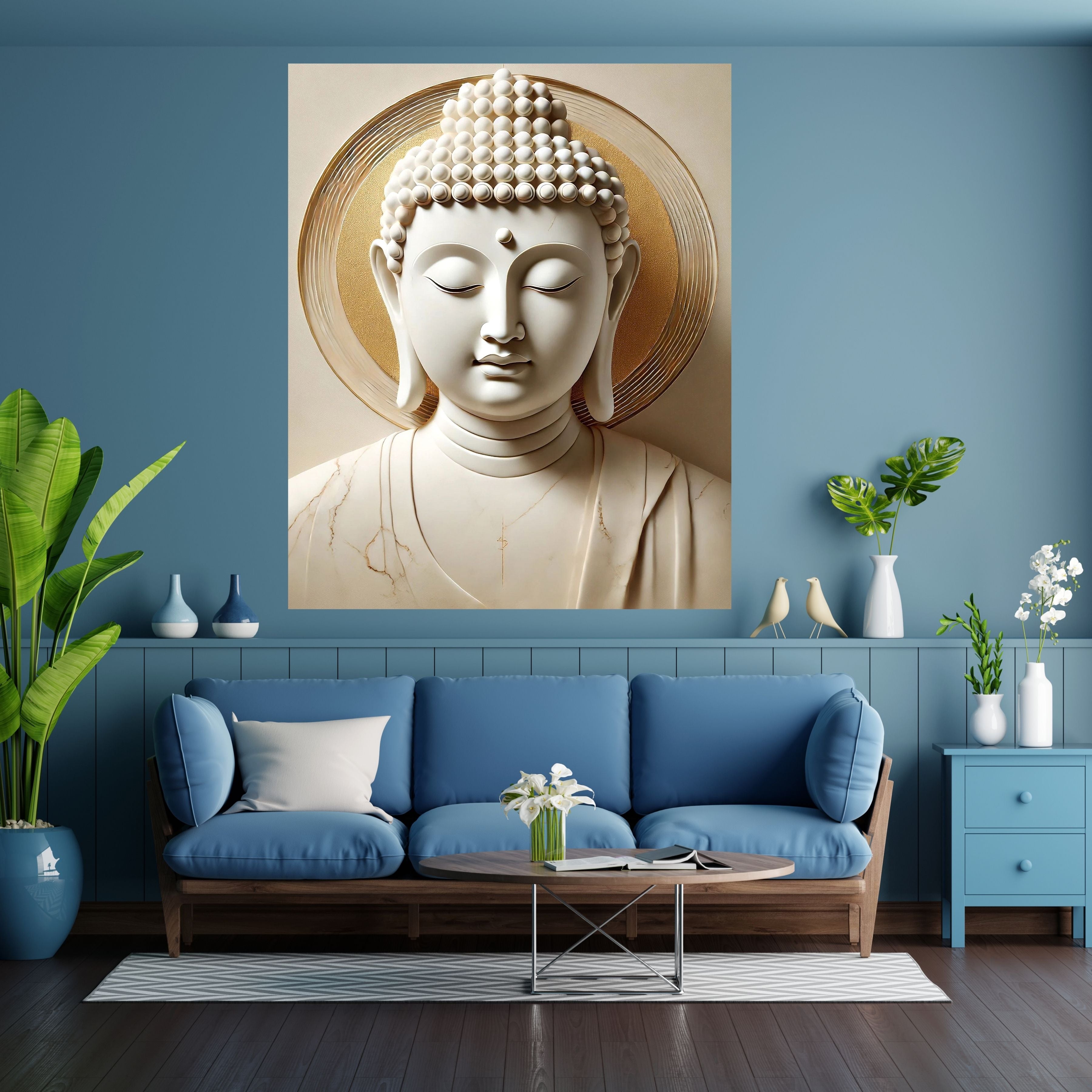 Commercial Use Lord Buddha Wall Art Printable | Zen Meditation Decor | Buddhist Wall Hanging | Spiritual Home Decor | Mindfulness Artwork | Instant Download|sp87c