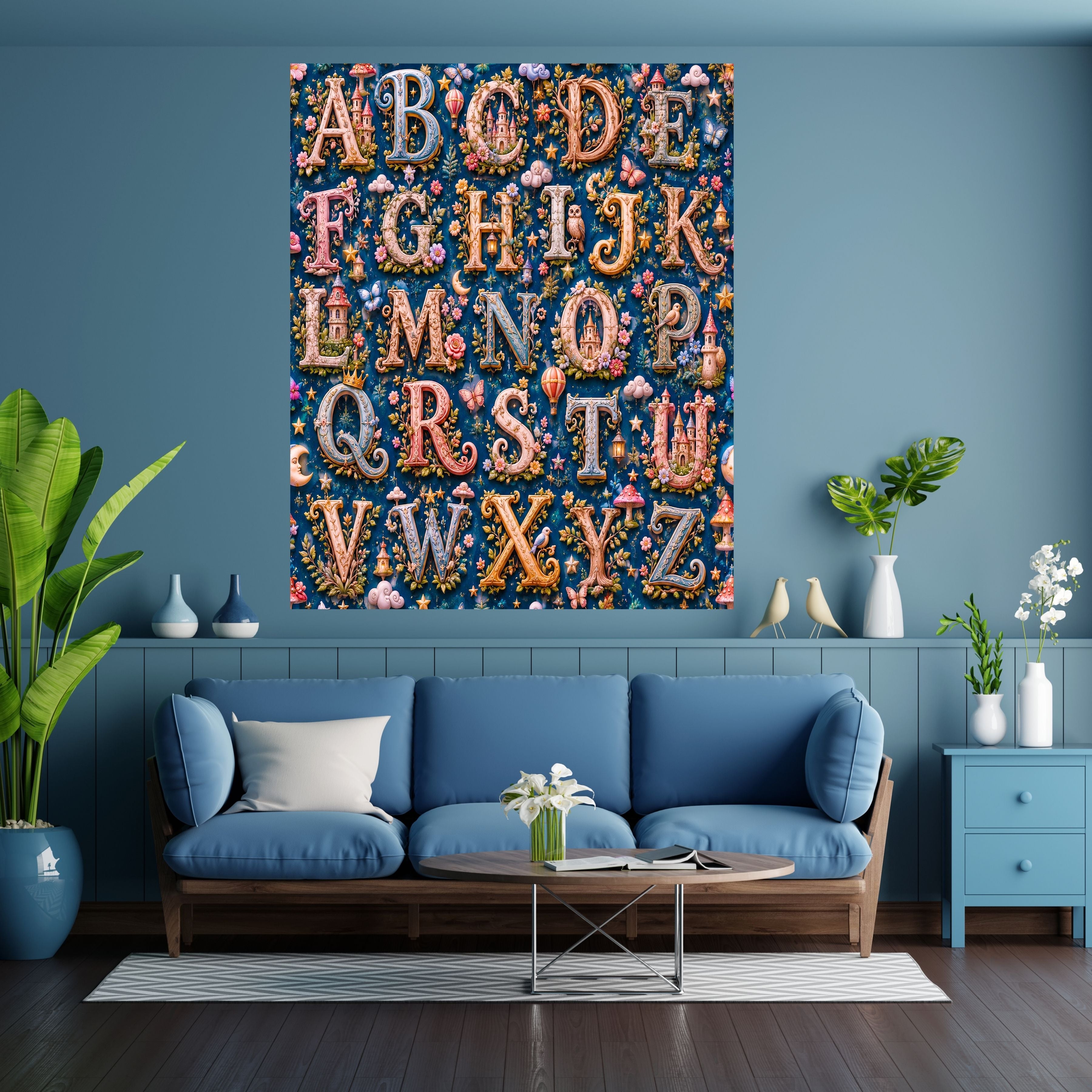 Commercial use Kids Room Wall Art Printable Bundle | 11+ Sizes Included | Nursery Wall Hanging Decor | Cute Kids Posters | 300 DPI High Resolution | Instant Downloa|kwd1c