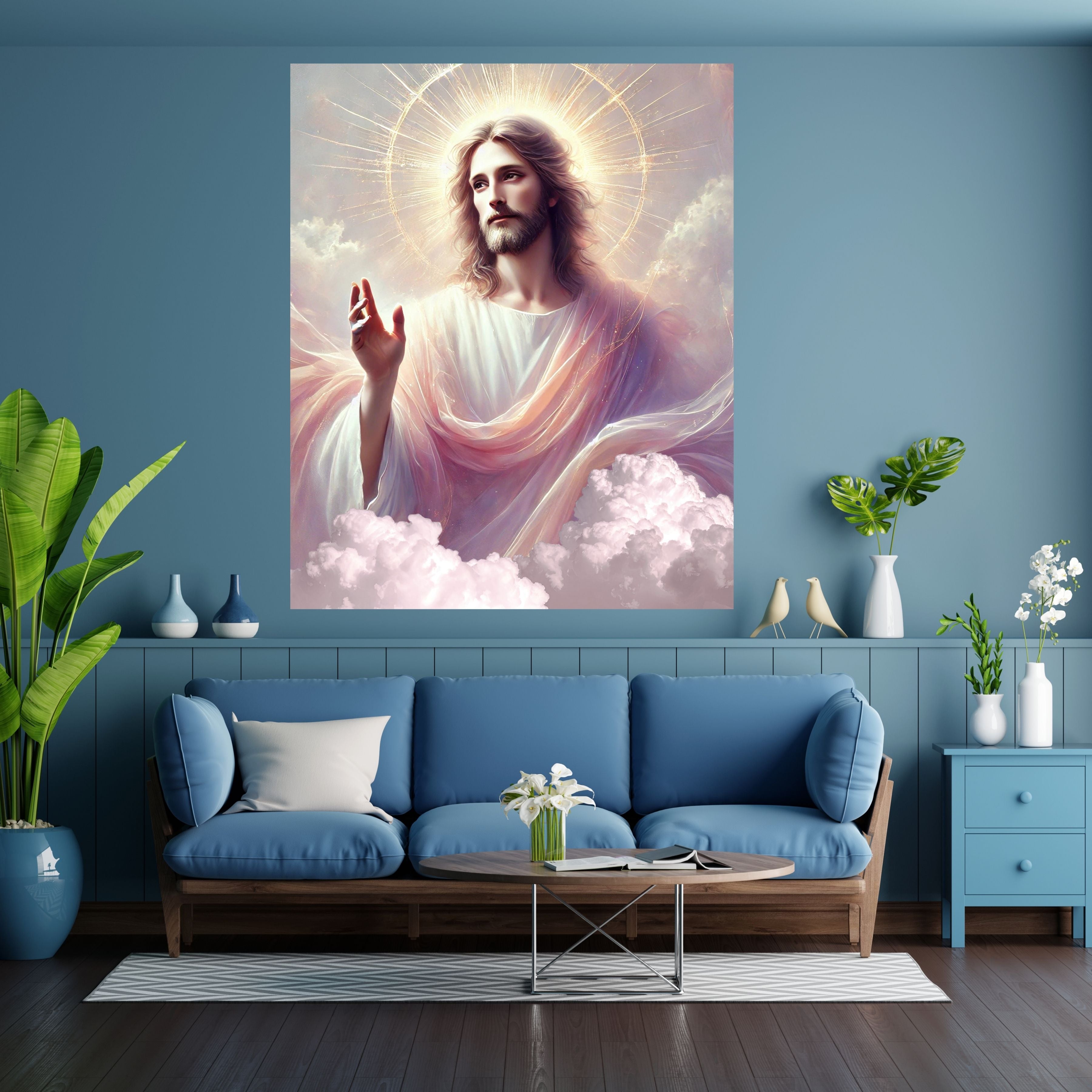 Jesus Wall Art Printable Set, Christian Nursery Decor, Bible Story Prints, Jesus with Children, Good Shepherd, Baptism, Faith Gift|sp23