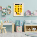Number Wall Art for Kids 11+ sizes, Counting Poster Printable, Educational Nursery Decor, Preschool Learning Print, Math Wall Art, Digital Download|ke2-11