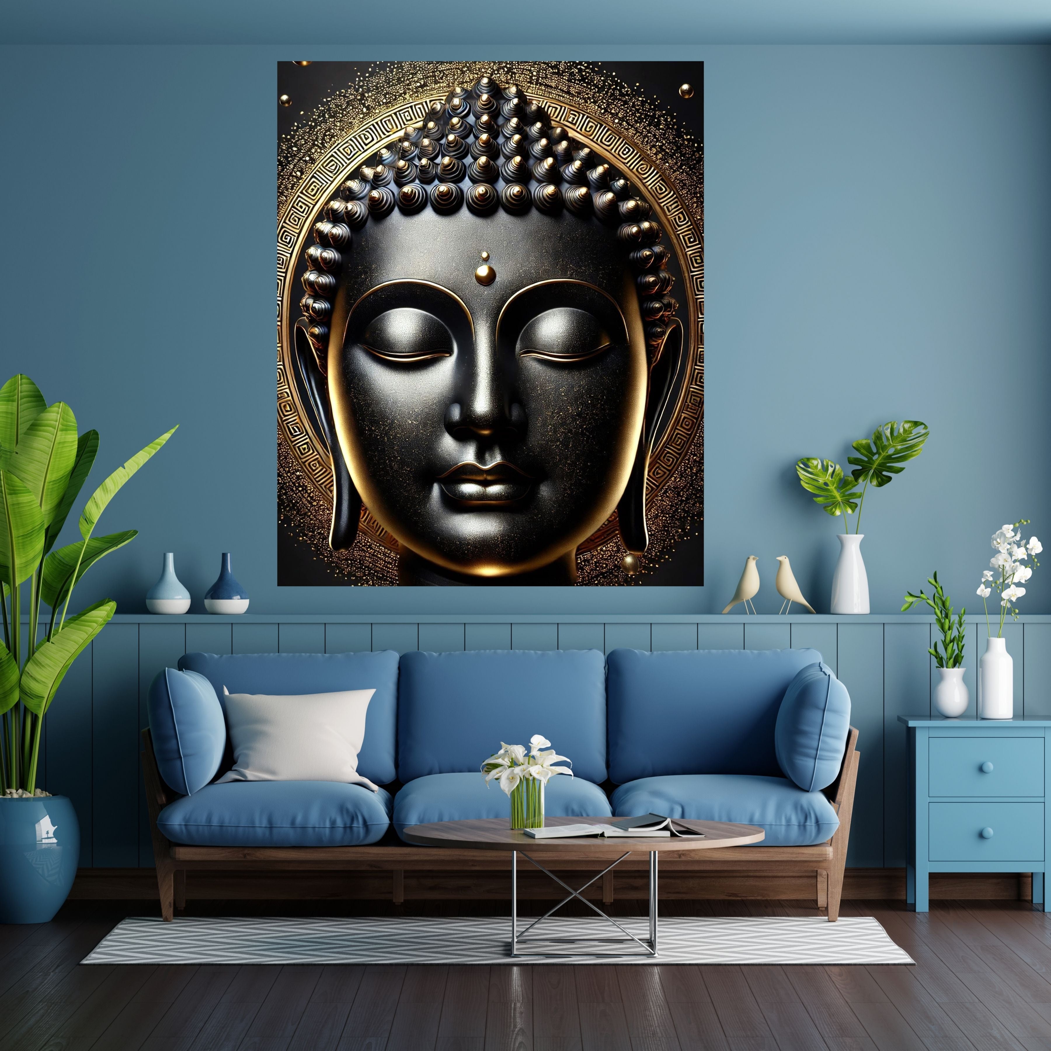Lord Buddha Printable Wall Art, Zen Buddha Poster, Meditation Room Decor, Buddhist Wall Hanging, Spiritual Digital Download, Peaceful Home Decor|sp86