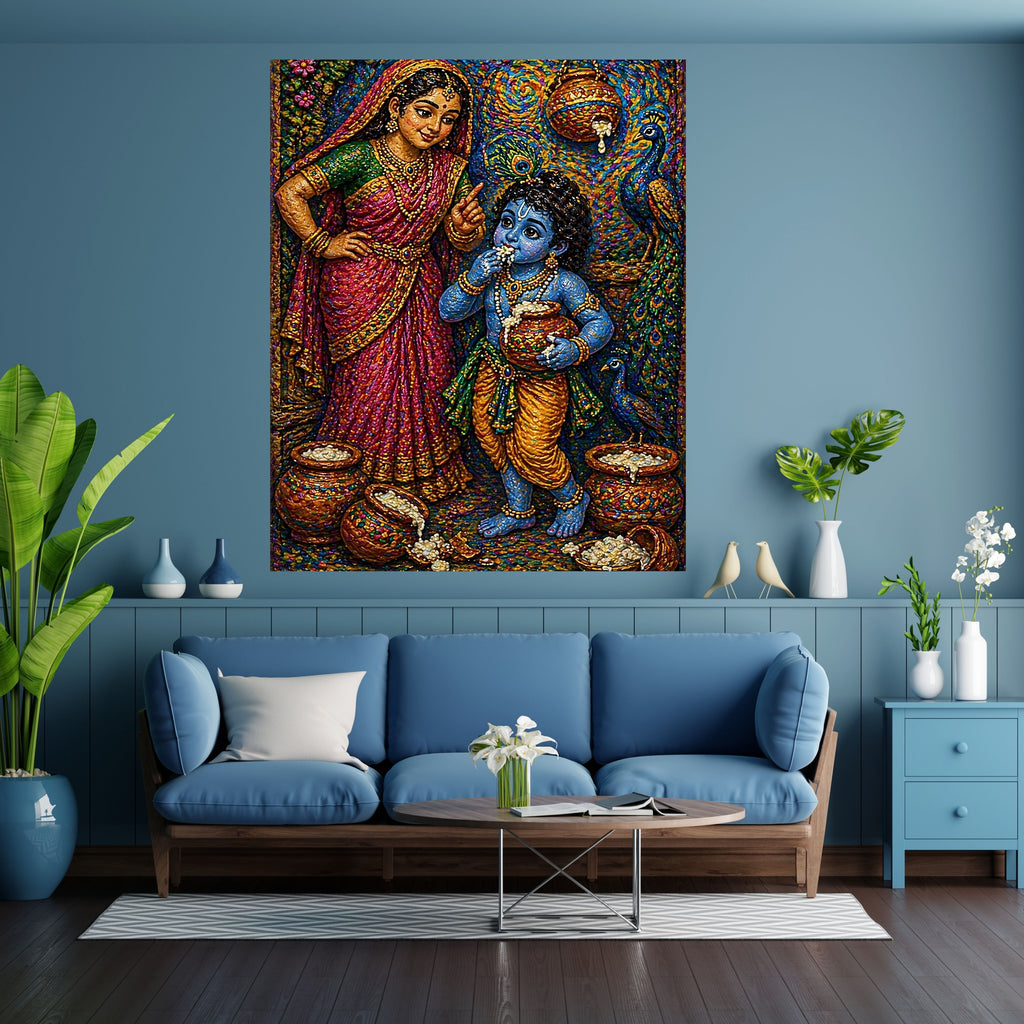 Commercial Use Lord Krishna Wall Art Bundle | Hindu Printable Decor | Commercial Use License Included | Spiritual Home Decor | Pooja Room Prints | Digital Download|sp52c
