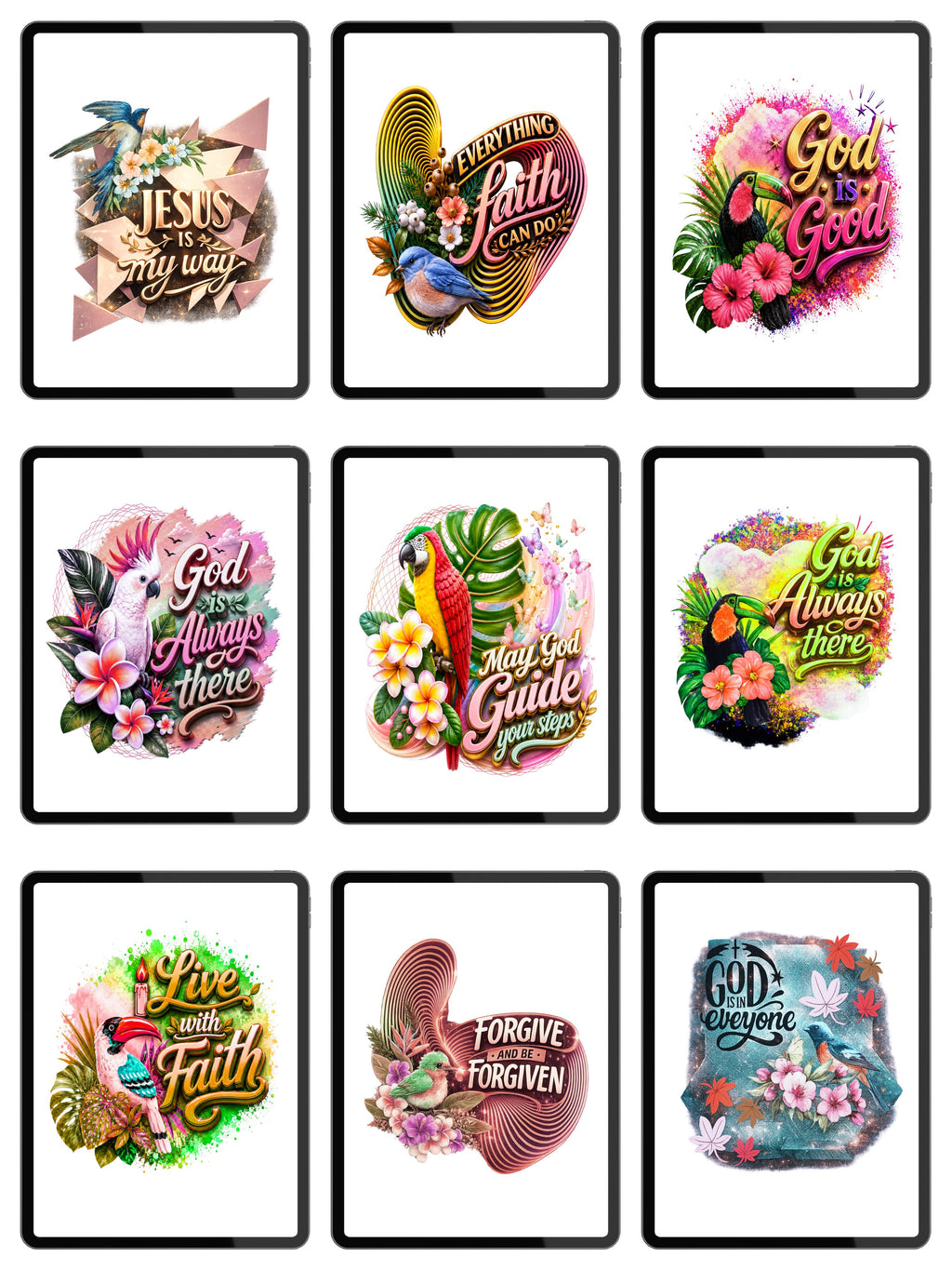 Modern PNG Design Bundle (Personal Use) | 15 Modern Graphic Designs | T-Shirt, Mug & Sublimation PNG Bundle | 4 Sizes Included | Instant Download|gr3
