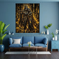 Lord Krishna Wall Art Printable, Krishna Digital Download, Hindu Wall Decor, Spiritual Home Decor, Pooja Room Art, Krishna Poster, Temple Artwork|sp56