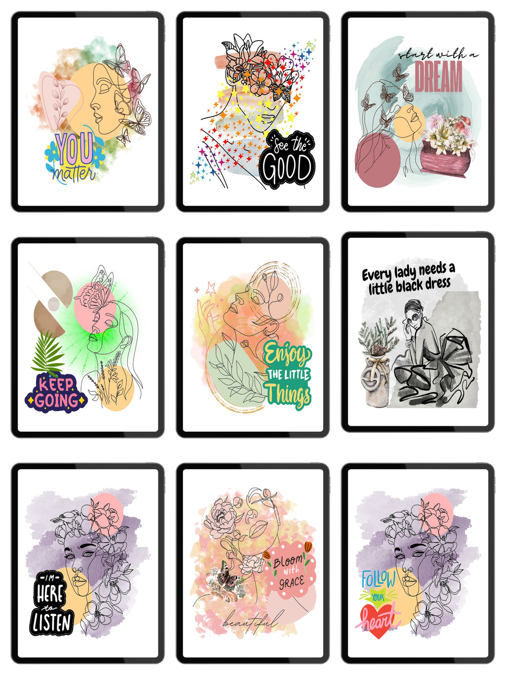 Modern PNG Design Bundle (Personal Use) | 15 Modern Graphic Designs | T-Shirt, Mug & Sublimation PNG Bundle | 4 Sizes Included | Instant Download|gr6