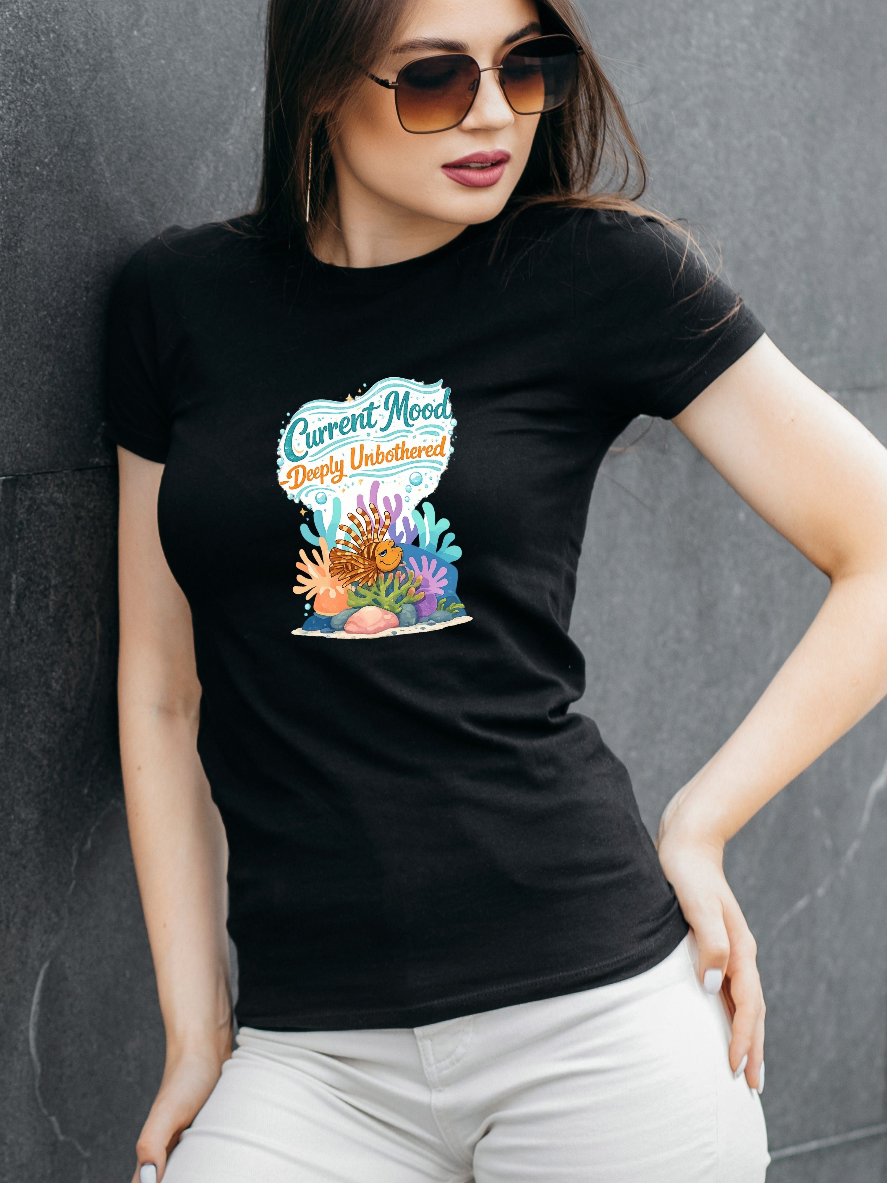 Under The Sea PNG, Ocean T-Shirt Design, Sea Life Graphic, Beach Lover Gift, Marine Life PNG, Coastal Aesthetic, Print On Demand Design, Digital Download|gr30-13