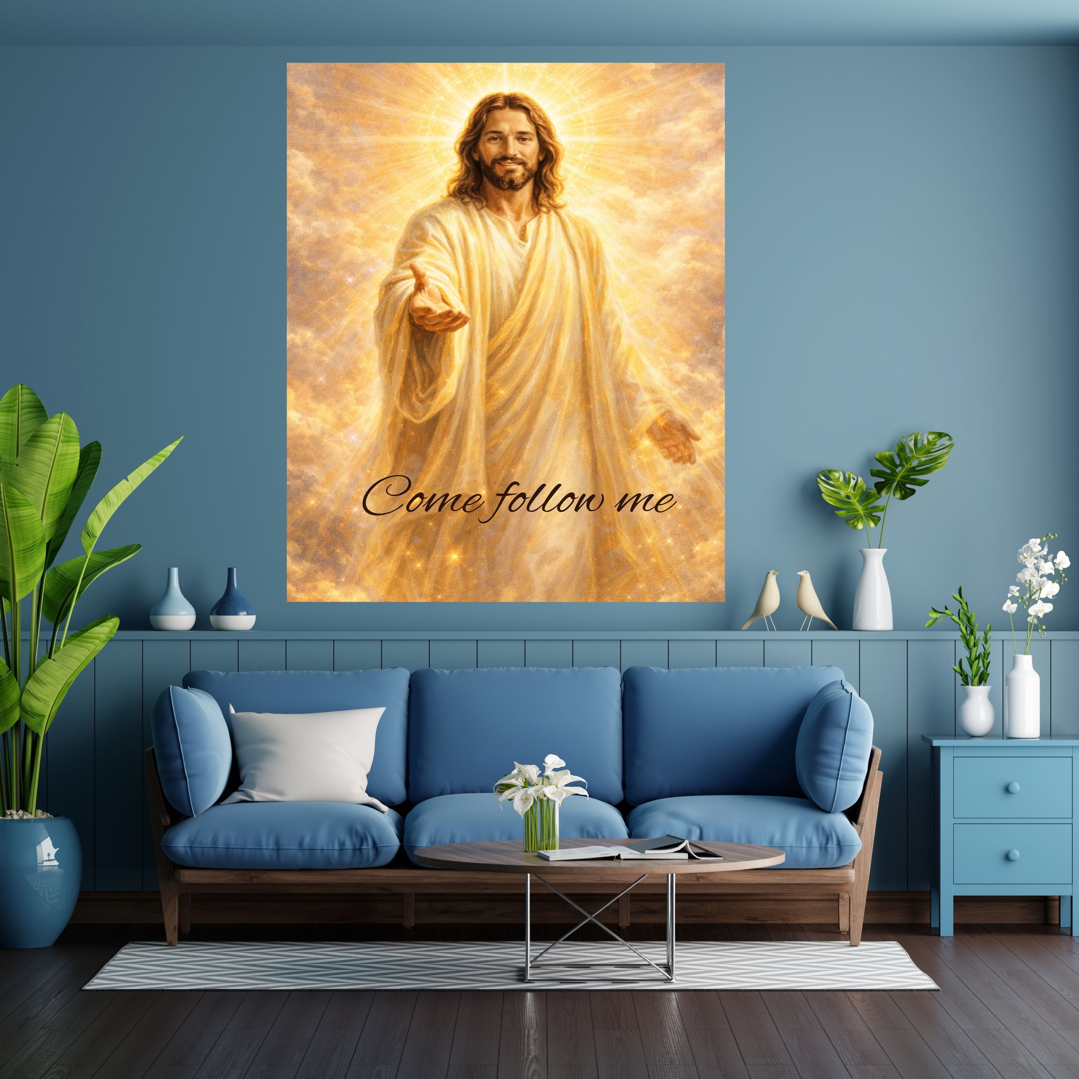 Commercial Use Jesus Wall Art Printable Set, Christian Nursery Decor Bundle, Bible Story Illustrations, Resell License Included|sp21c
