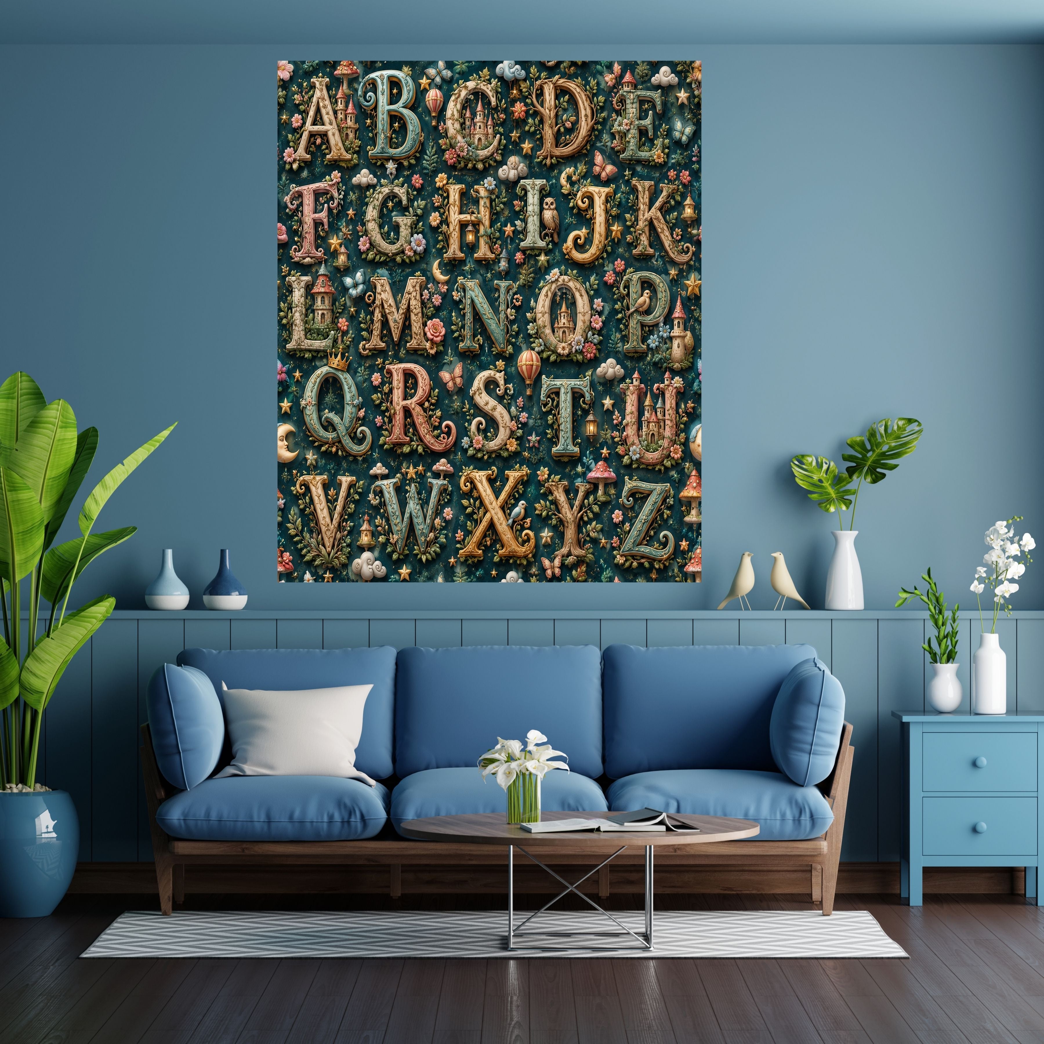 Commercial use Kids Room Wall Art Printable Bundle | 11+ Sizes Included | Nursery Wall Hanging Decor | Cute Kids Posters | 300 DPI High Resolution | Instant Downloa|kwd2c