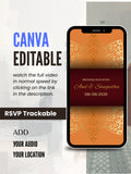 WI0021-HINDU WEDDING Invitation Video Template | Editable Indian Wedding Invite | Canva Digital Wedding Invitation | Luxury Save the Date | Wedding Video