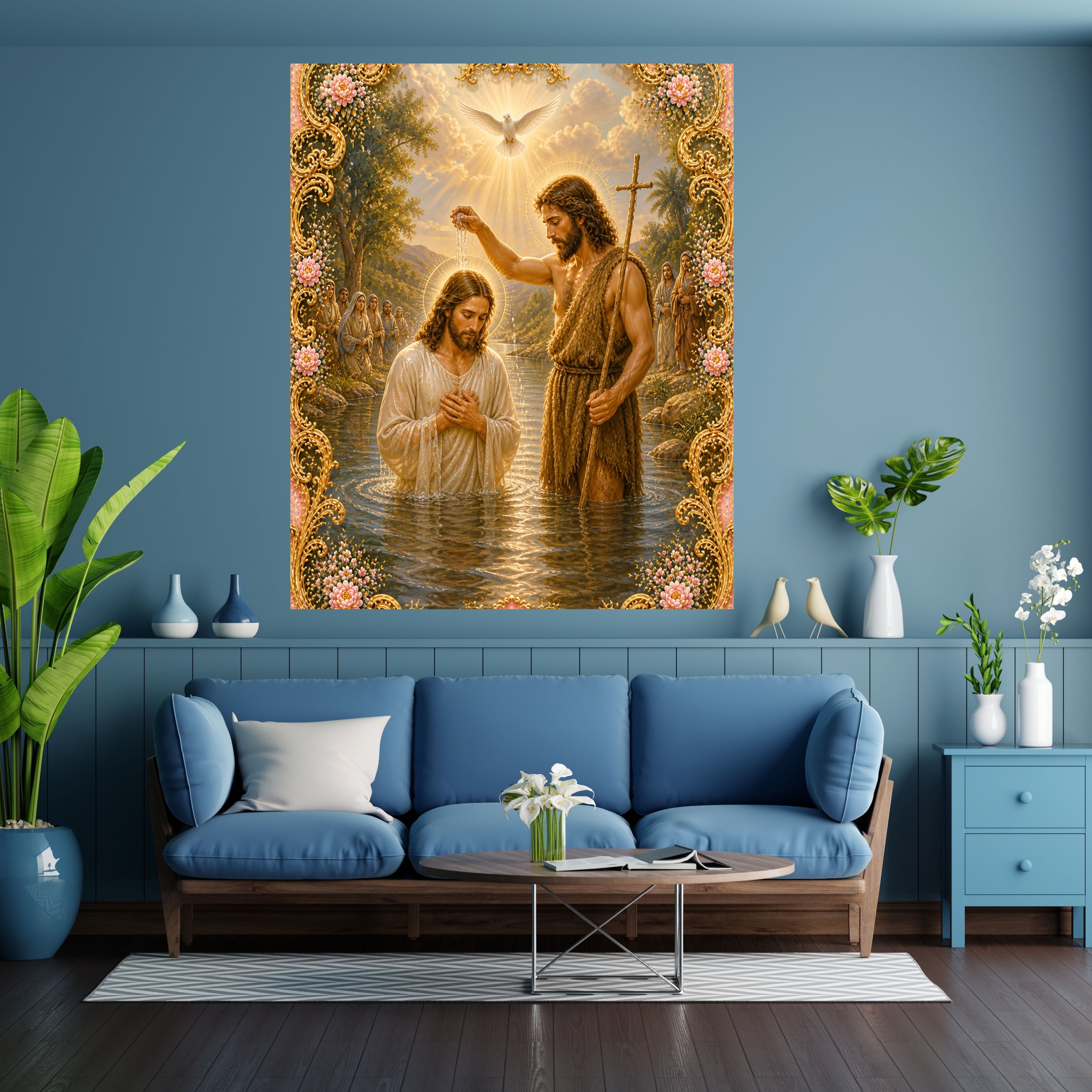 Jesus Wall Art Printable Set, Christian Nursery Decor, Bible Story Prints, Jesus with Children, Good Shepherd, Baptism, Faith Gift|sp42