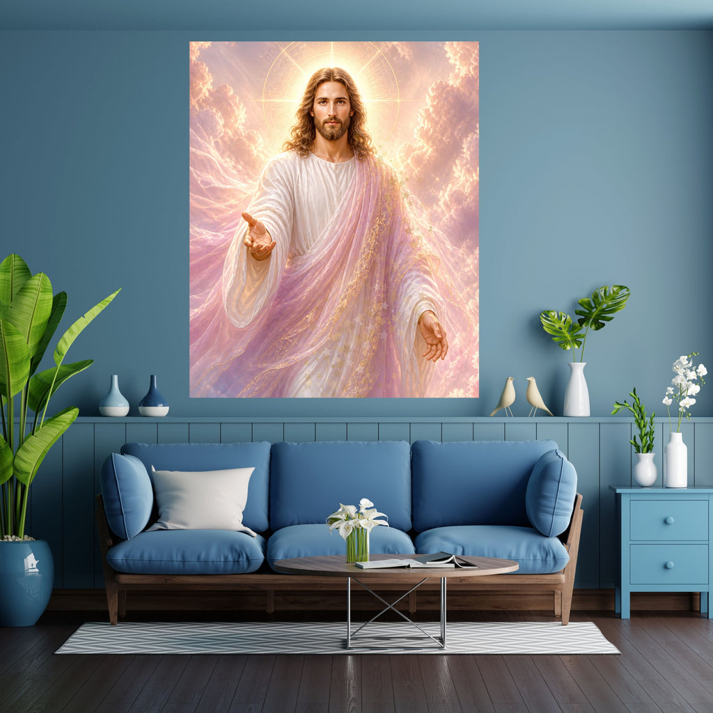 Jesus Wall Art Printable Set, Christian Nursery Decor, Bible Story Prints, Jesus with Children, Good Shepherd, Baptism, Faith Gift|sp43