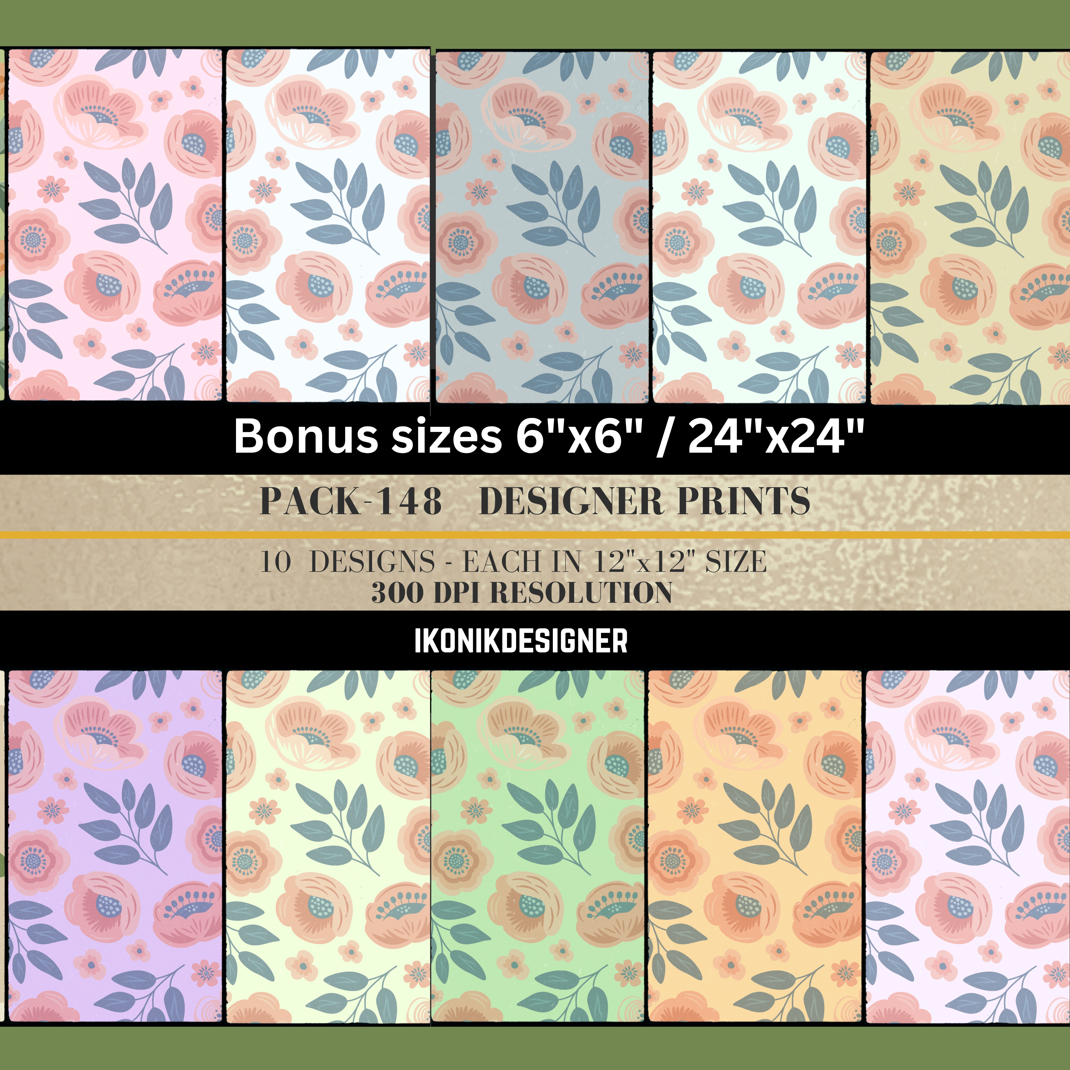 Boho Seamless Pattern Bundle, Aesthetic Digital Paper, Neutral Bohemian Backgrounds, Printable Scrapbook Paper, Earthy Design Pack|148