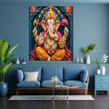 Lord Ganesha Wall Art Printable | Ganapathi Digital Download | Hindu God Decor | Spiritual Poster | Ganesh Chaturthi Gift | 11 Sizes Included|sp9