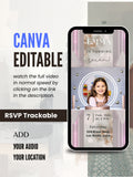 commercial use ANIMAL THEME Birthday Invitation Video | Editable Canva pro Template | Kids Party Invite | ki5c