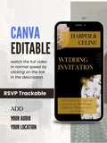 WI0003-CHURCH WEDDING Invitation Video Template | Editable Christian Wedding Invite |Digital Wedding Invitation |Wedding Video