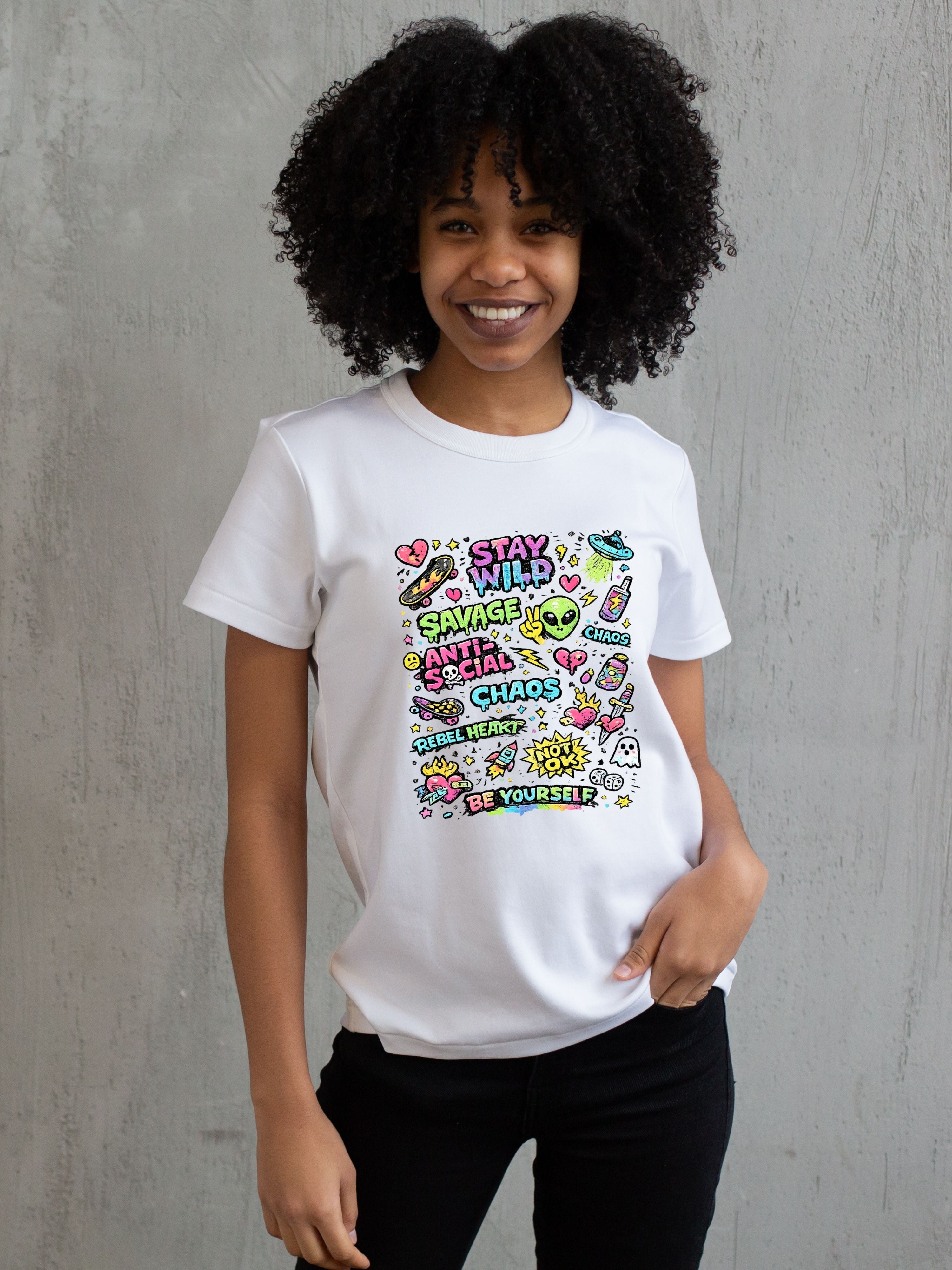 Premium Modern T-Shirt PNG, Trendy Graphic Tee Design, Aesthetic Streetwear Graphic, Transparent PNG, Print On Demand Design, Digital Download|gr26-8