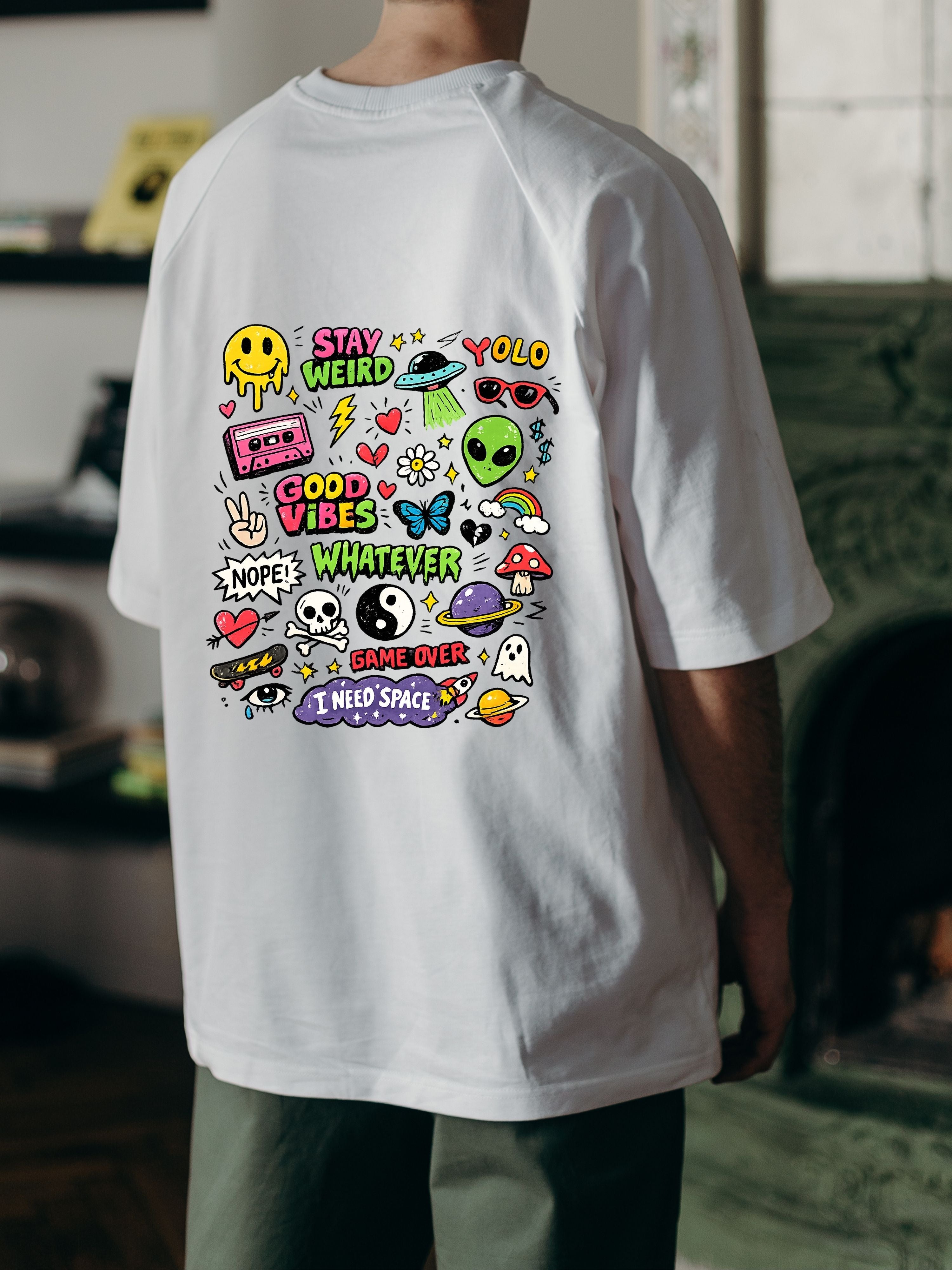 Premium Modern T-Shirt PNG, Trendy Graphic Tee Design, Aesthetic Streetwear Graphic, Transparent PNG, Print On Demand Design, Digital Download|gr26-5