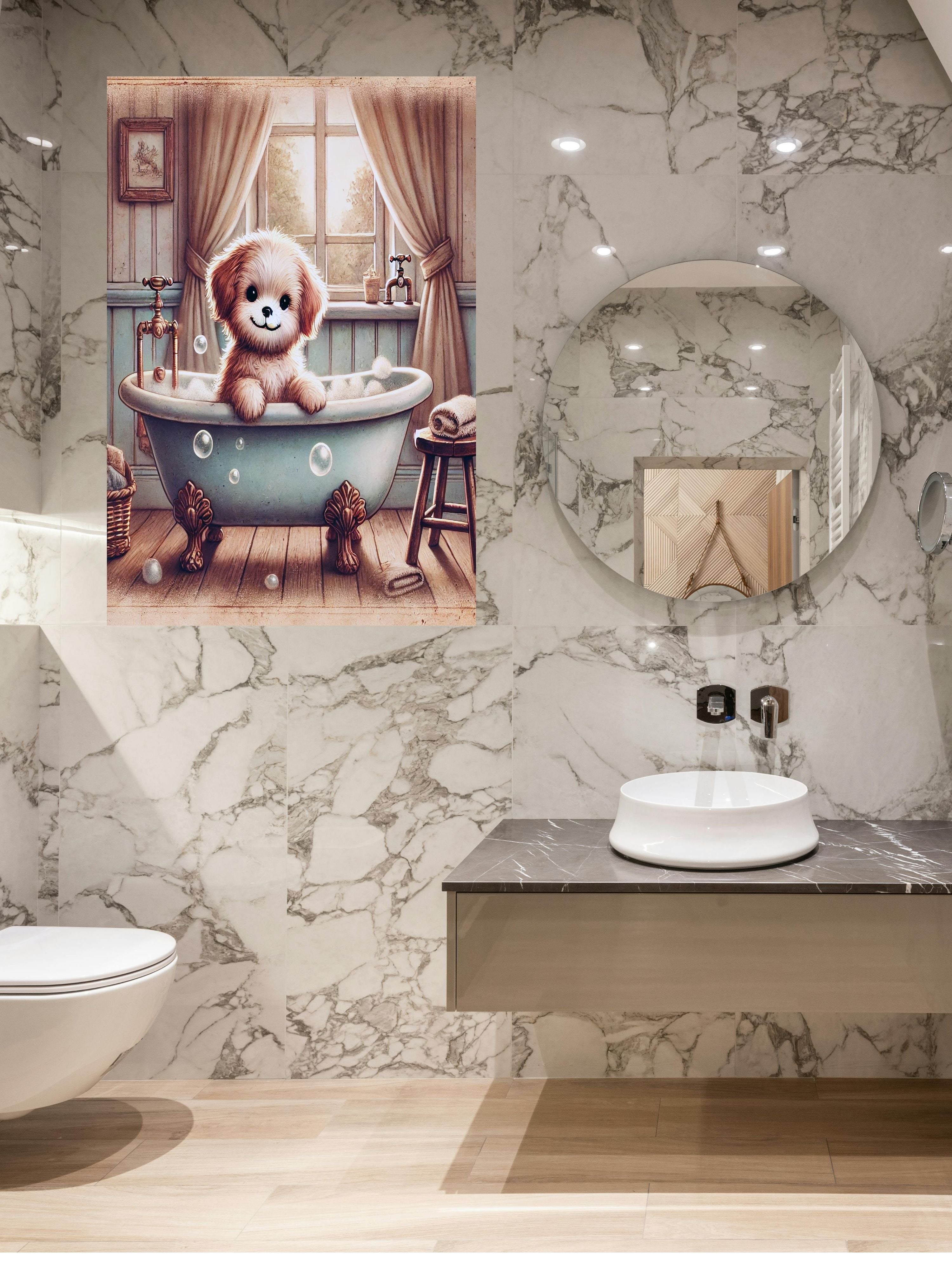 Bathroom Wall Art Printable Bundle | 11+ Sizes Included | Bathroom Wall Hanging Decor | Modern Bathroom Posters  | Instant Download|kwd52