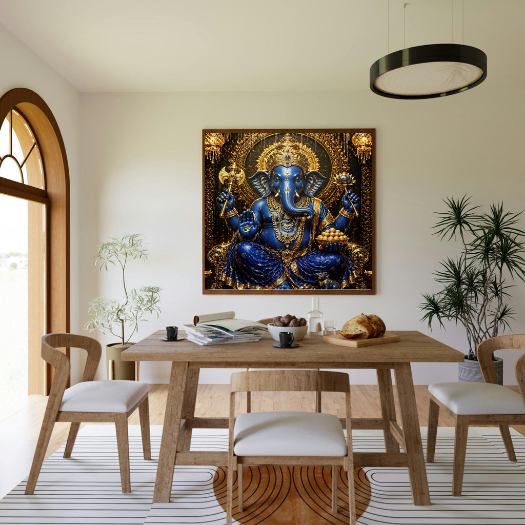 Lord Ganesha Wall Art Printable | Ganapathi Digital Download | Hindu God Decor | Spiritual Poster | Ganesh Chaturthi Gift | 11 Sizes Included|sp7