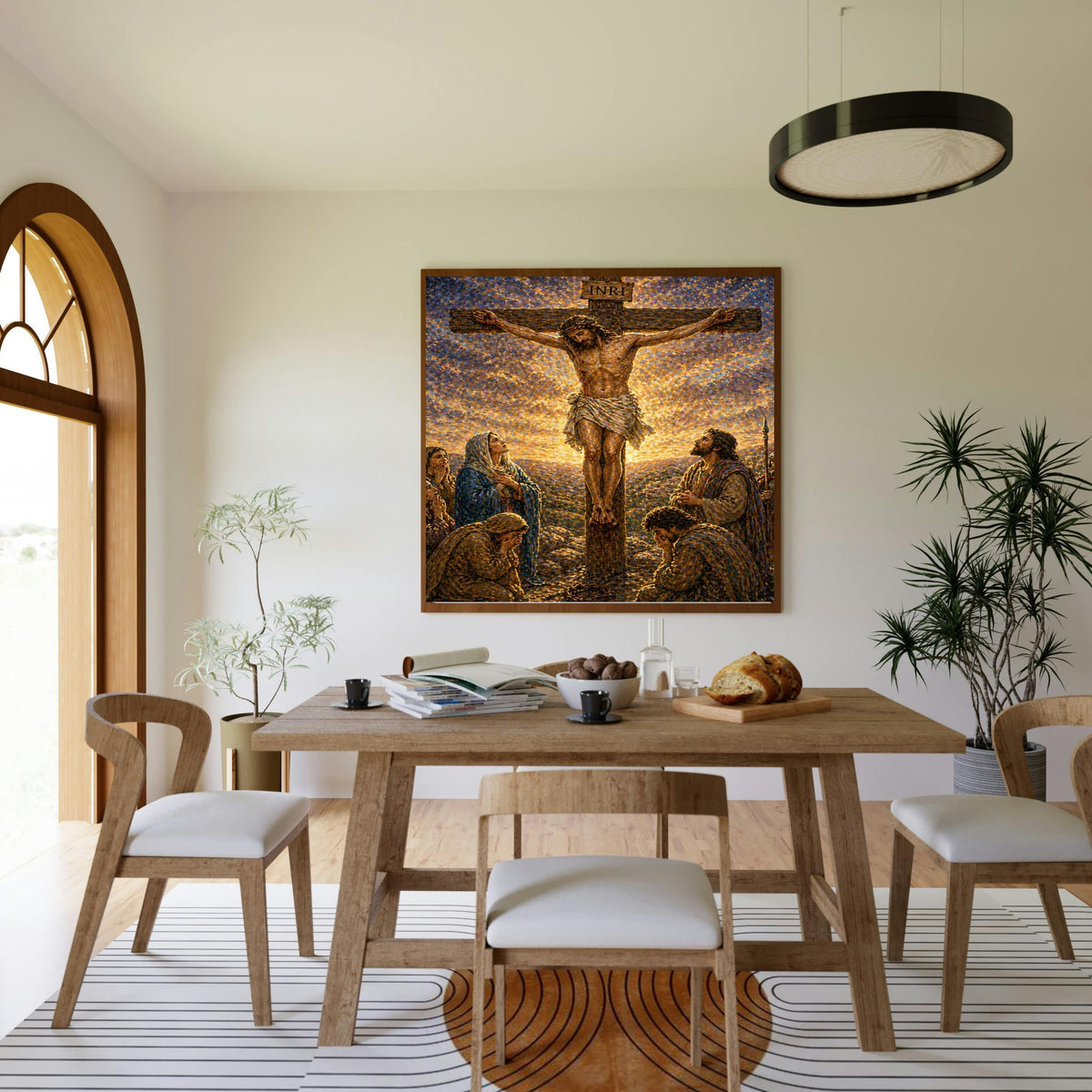 Crucifixion of Jesus Printable Commercial Use | INRI Cross Calvary Wall Art Resell License | POD Easter Good Friday Etsy Seller Sacred Bundle