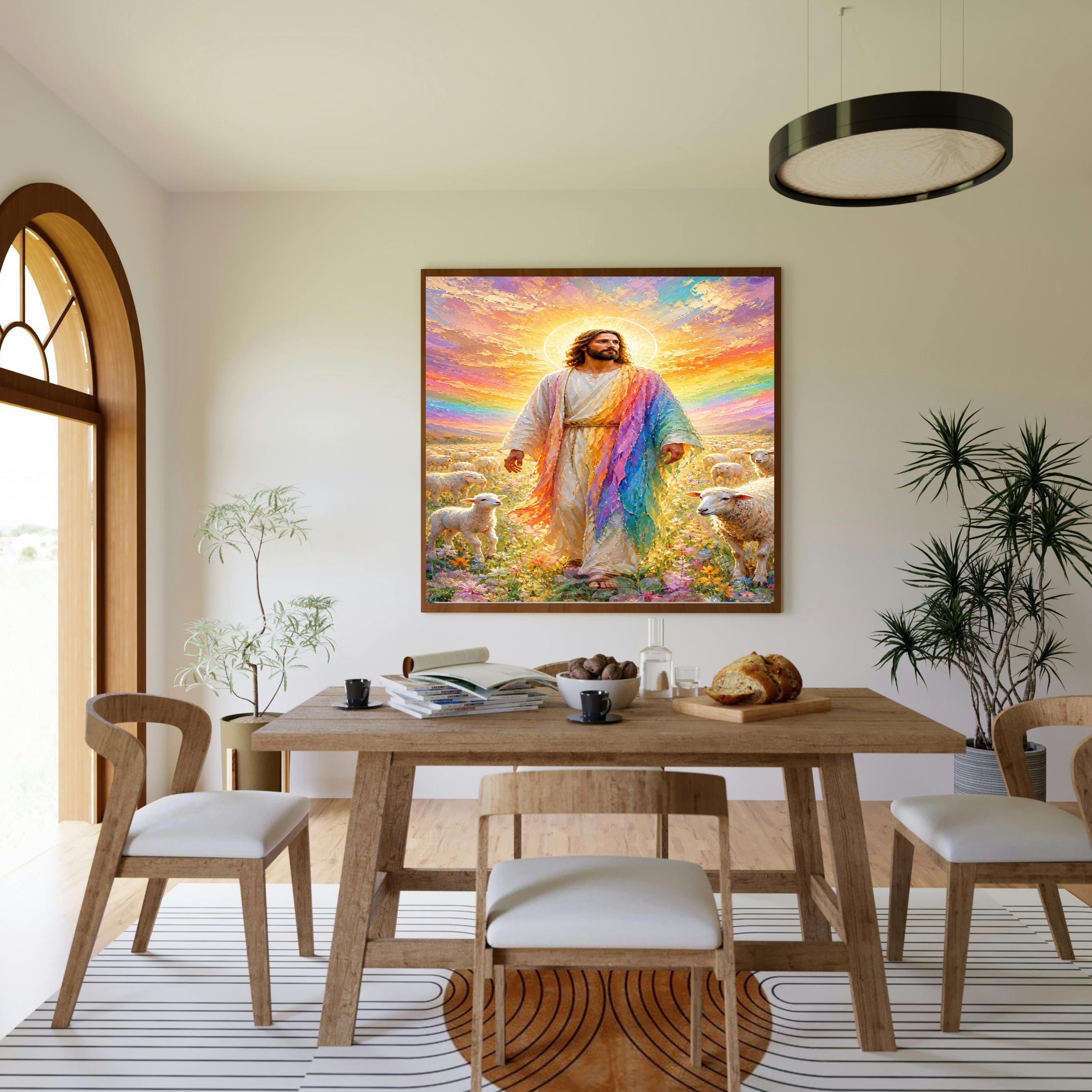 Commercial Use Jesus Wall Art Printable Set, Christian Nursery Decor Bundle, Bible Story Illustrations, Resell License Included|sp46c