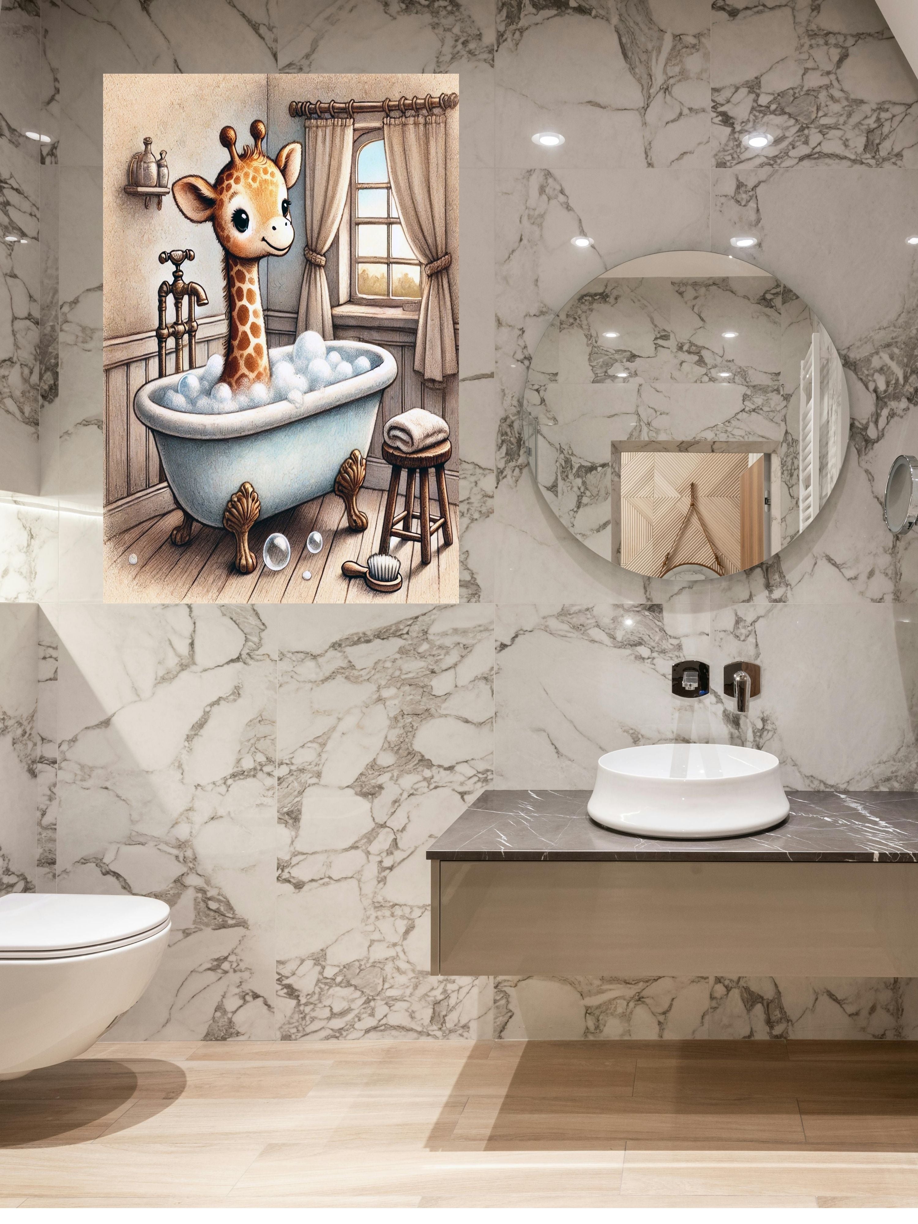Bathroom Wall Art Printable Bundle | 11+ Sizes Included | Bathroom Wall Hanging Decor | Modern Bathroom Posters  | Instant Download|kwd53