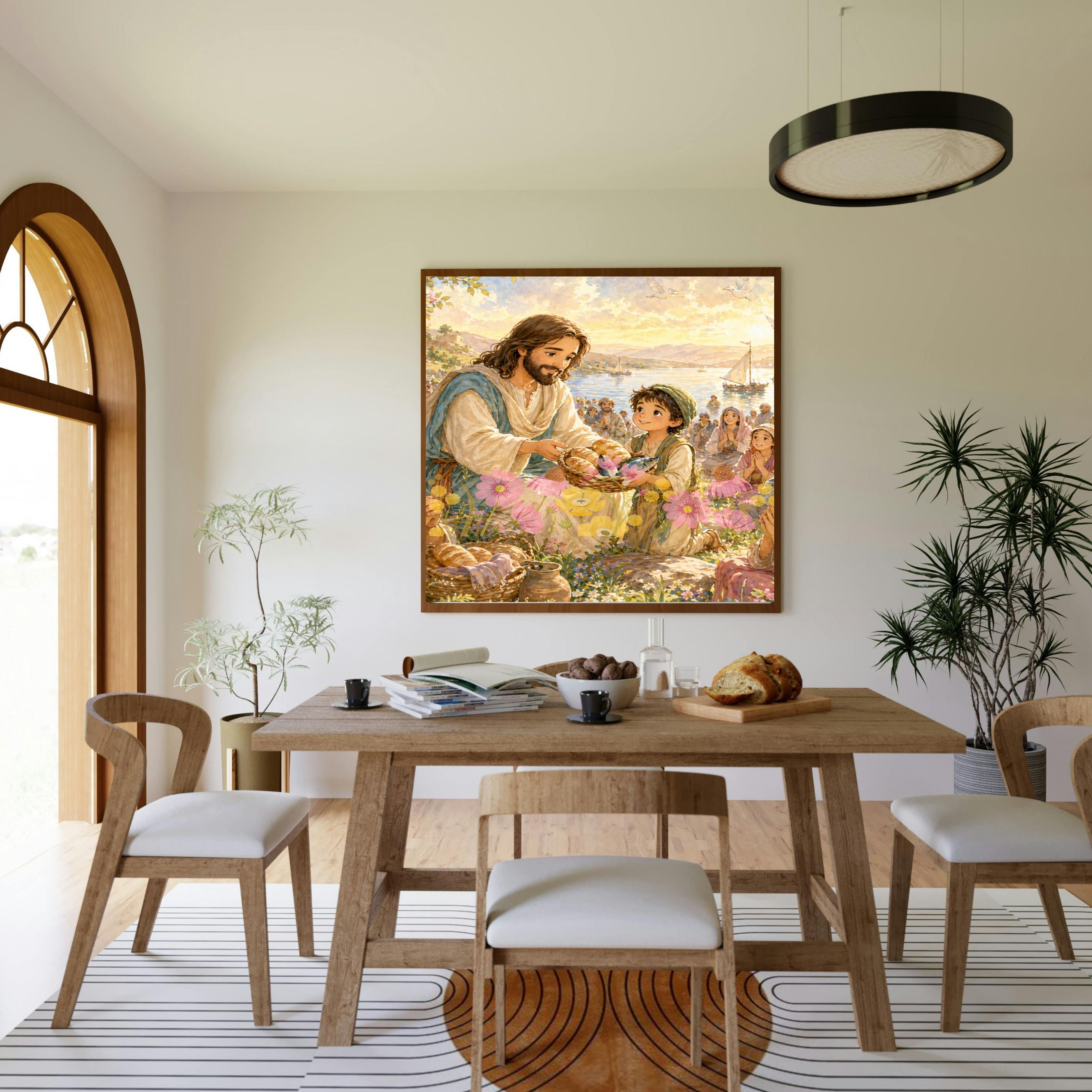 Jesus Wall Art Printable Set, Christian Nursery Decor, Bible Story Prints, Jesus with Children, Good Shepherd, Baptism, Faith Gift|sp11