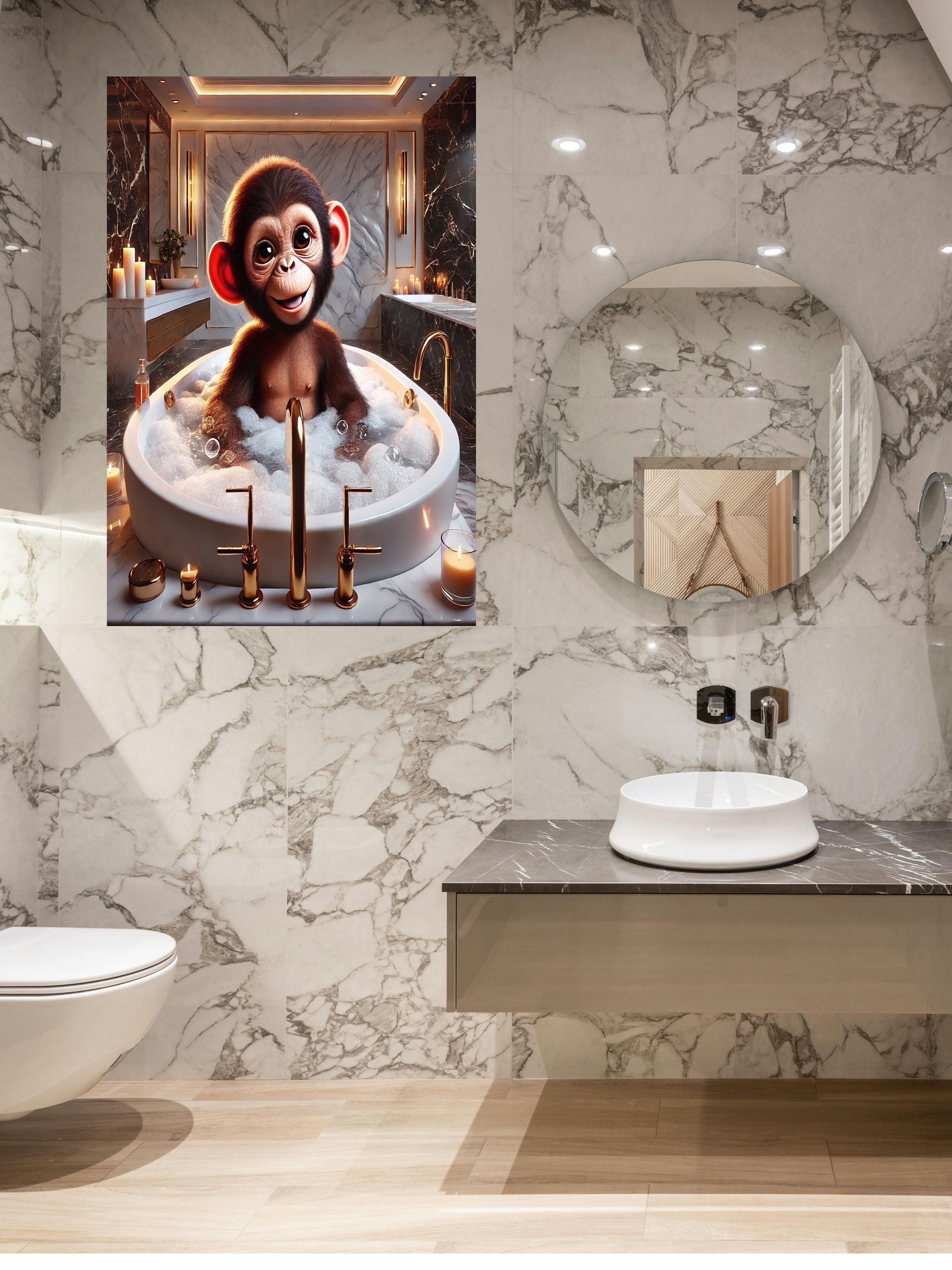 Bathroom Wall Art Printable Bundle | 11+ Sizes Included | Bathroom Wall Hanging Decor | Modern Bathroom Posters  | Instant Download|kwd45