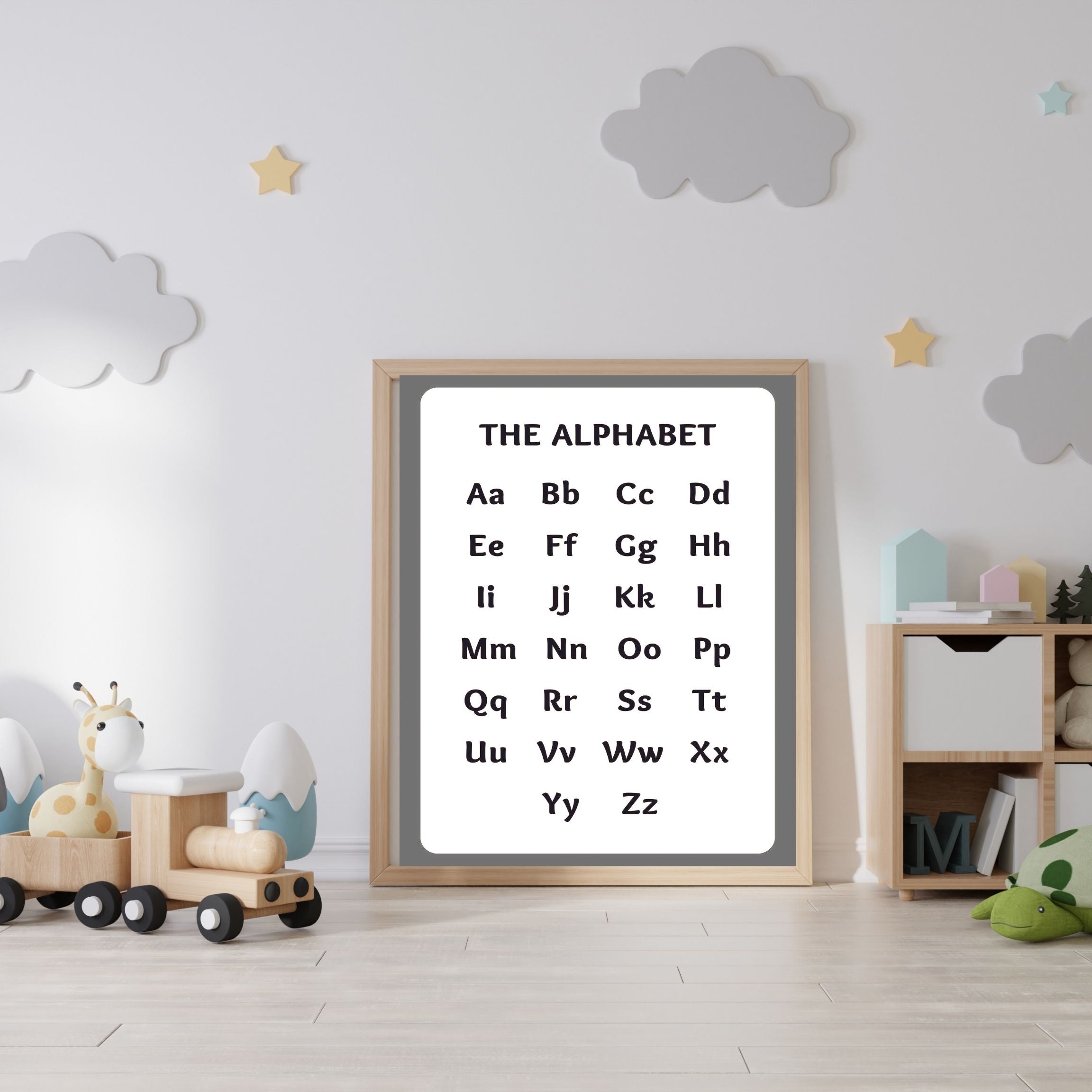Commercial Use bundle of 15 designs in 11+ sizes,Alphabet Wall Art Printable, ABC Learning Poster, Kids Educational Decor, Nursery Wall Art, Preschool Classroom Print |ke1c