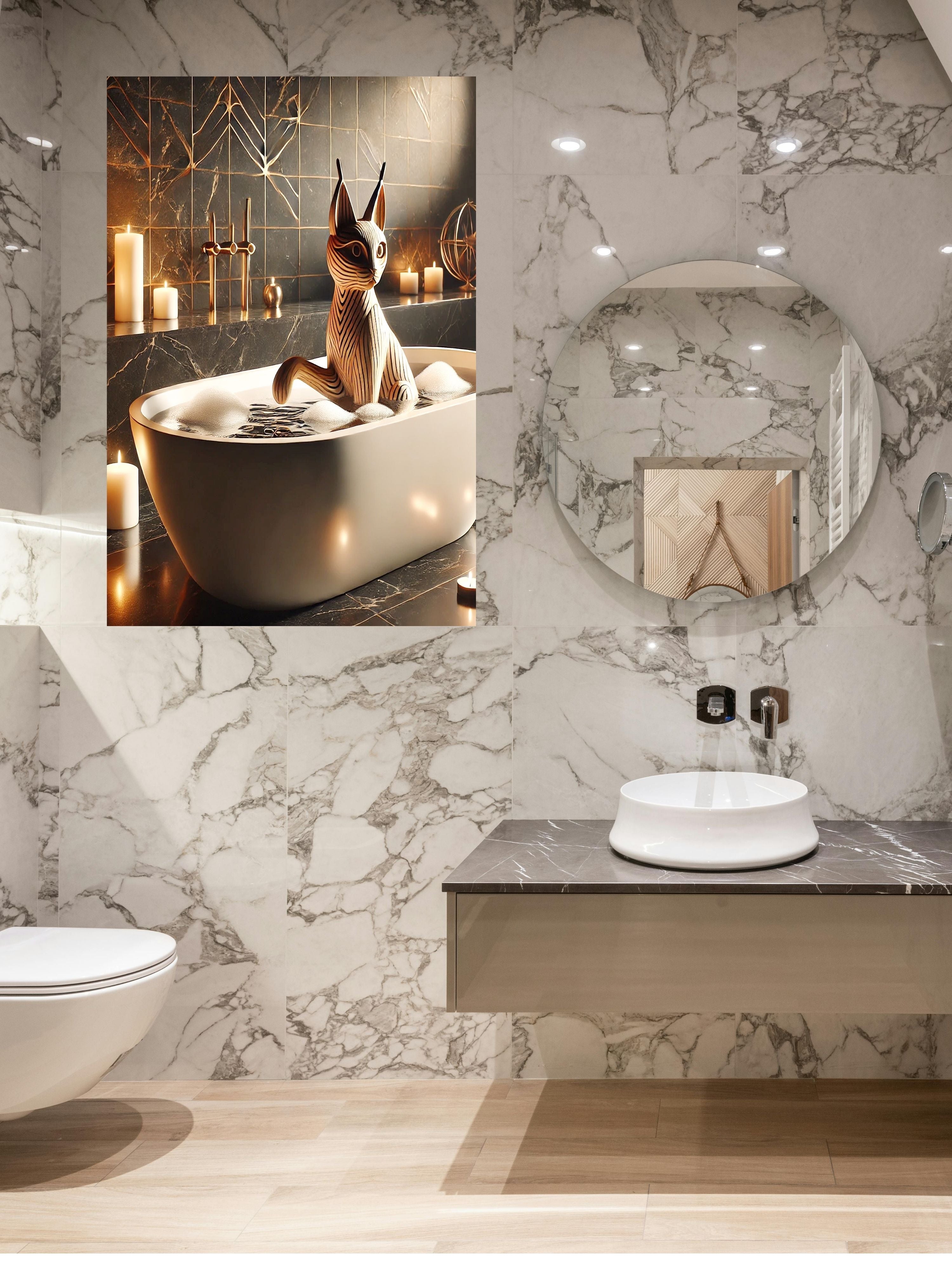 Bathroom Wall Art Printable Bundle | 11+ Sizes Included | Bathroom Wall Hanging Decor | Modern Bathroom Posters  | Instant Download|kwd50