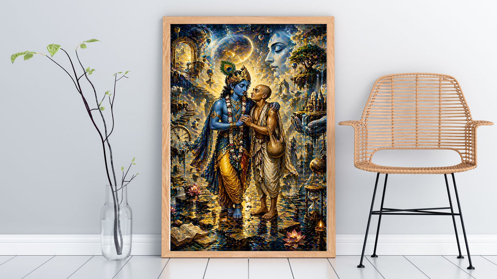Commercial Use Lord Krishna Wall Art Bundle | Hindu Printable Decor | Commercial Use License Included | Spiritual Home Decor | Pooja Room Prints | Digital Download|sp67c