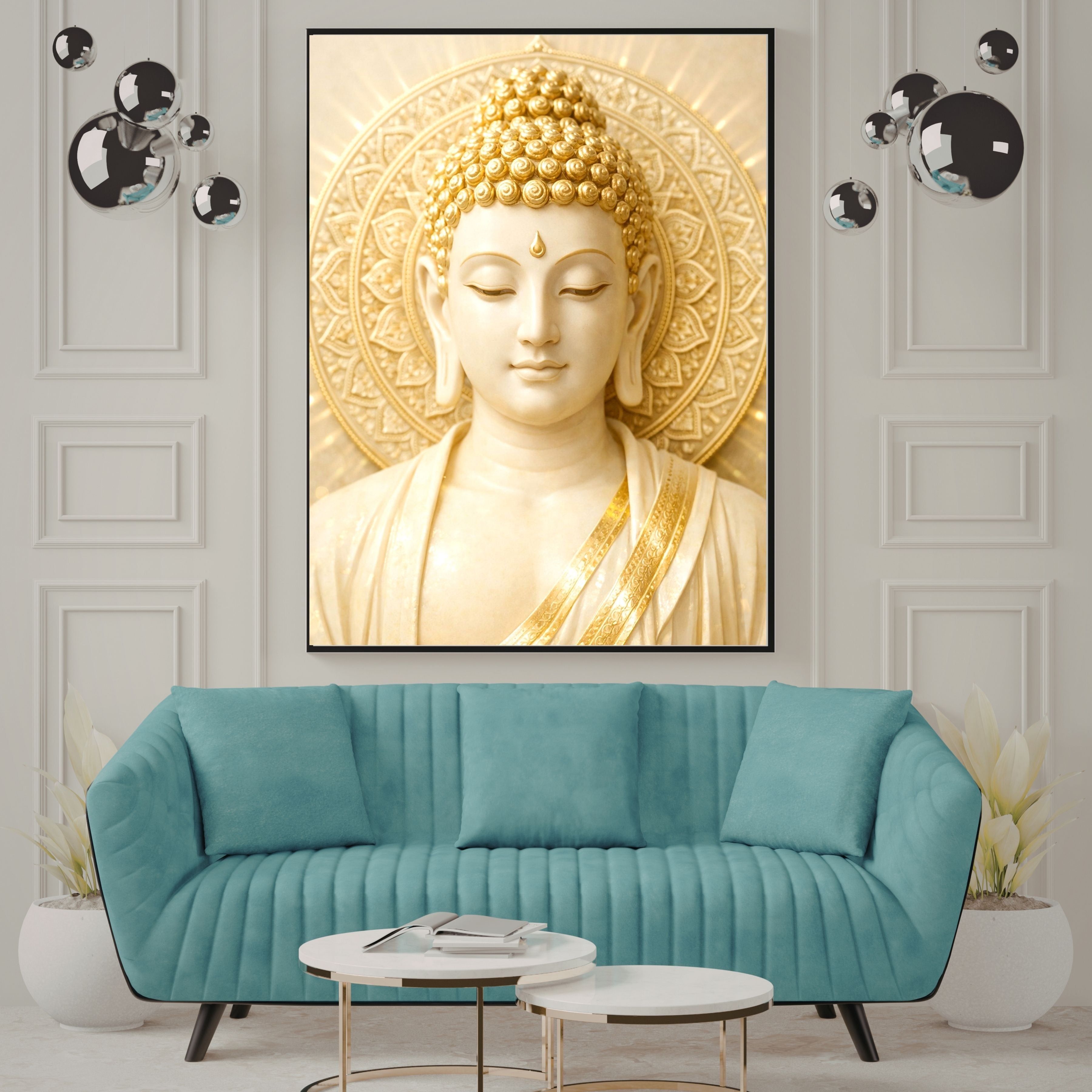 Commercial Use Lord Buddha Wall Art Printable | Zen Meditation Decor | Buddhist Wall Hanging | Spiritual Home Decor | Mindfulness Artwork | Instant Download|sp88c