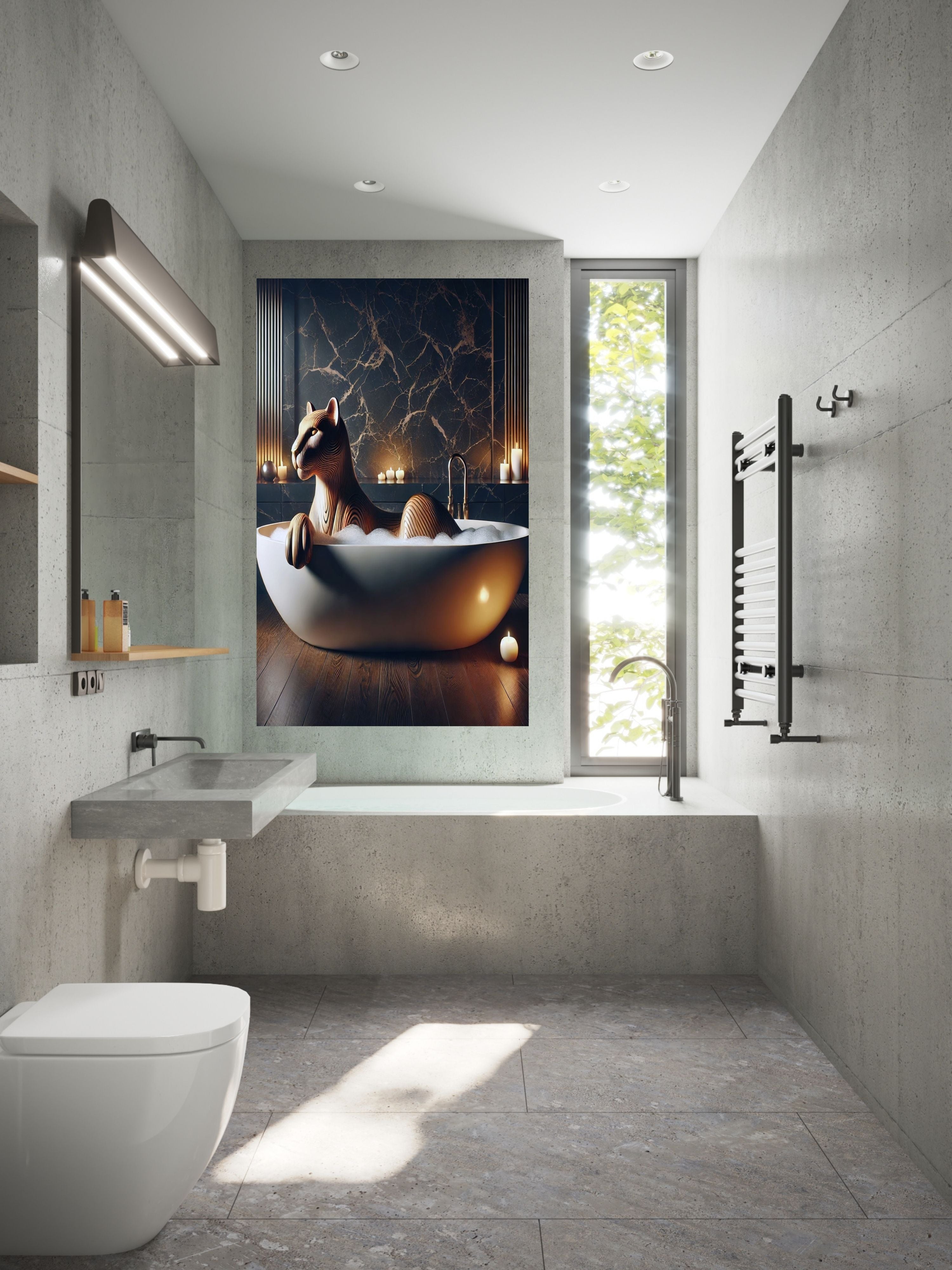 Bathroom Wall Art Printable Bundle | 11+ Sizes Included | Bathroom Wall Hanging Decor | Modern Bathroom Posters  | Instant Download|kwd54