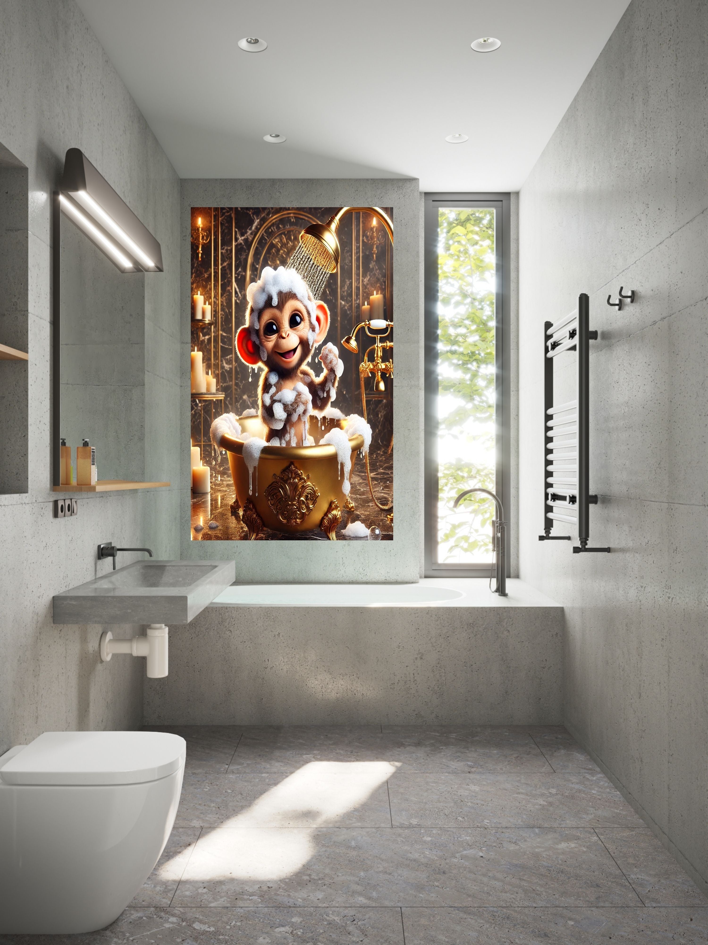 Bathroom Wall Art Printable Bundle | 11+ Sizes Included | Bathroom Wall Hanging Decor | Modern Bathroom Posters  | Instant Download|kwd48
