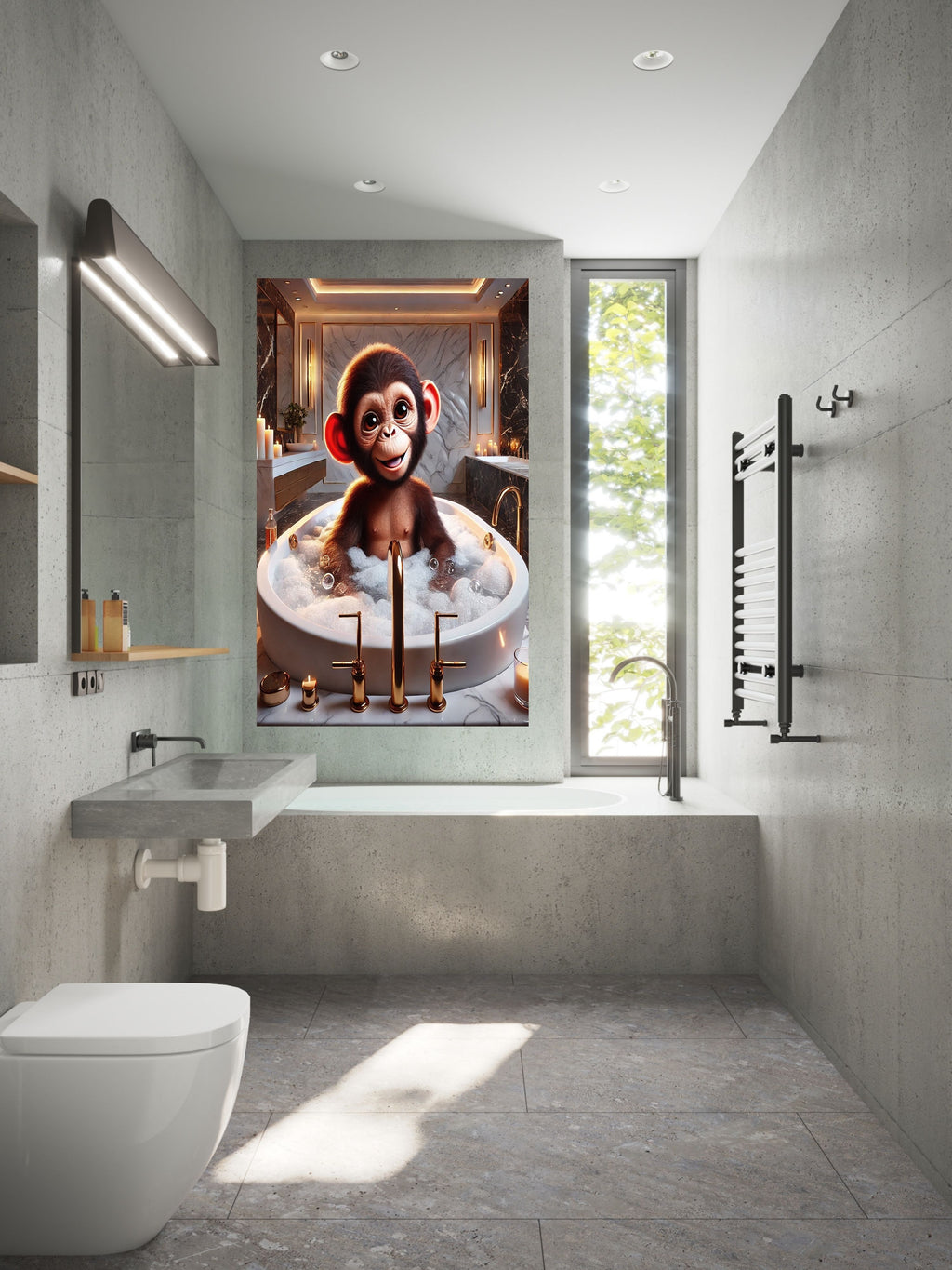 Bathroom Wall Art Printable Bundle | 11+ Sizes Included | Bathroom Wall Hanging Decor | Modern Bathroom Posters  | Instant Download|kwd45