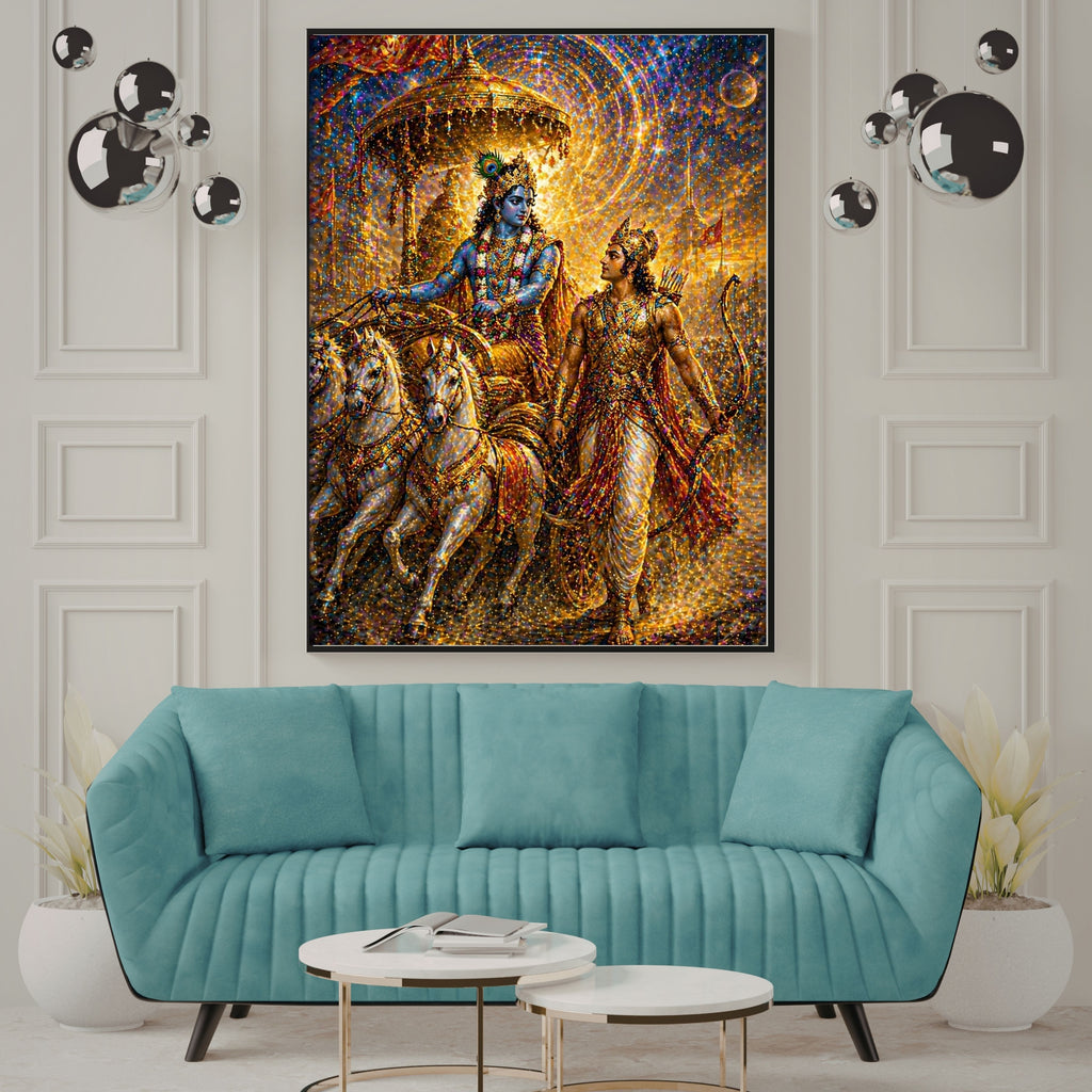 Lord Krishna Wall Art Printable, Krishna Digital Download, Hindu Wall Decor, Spiritual Home Decor, Pooja Room Art, Krishna Poster, Temple Artwork|sp73