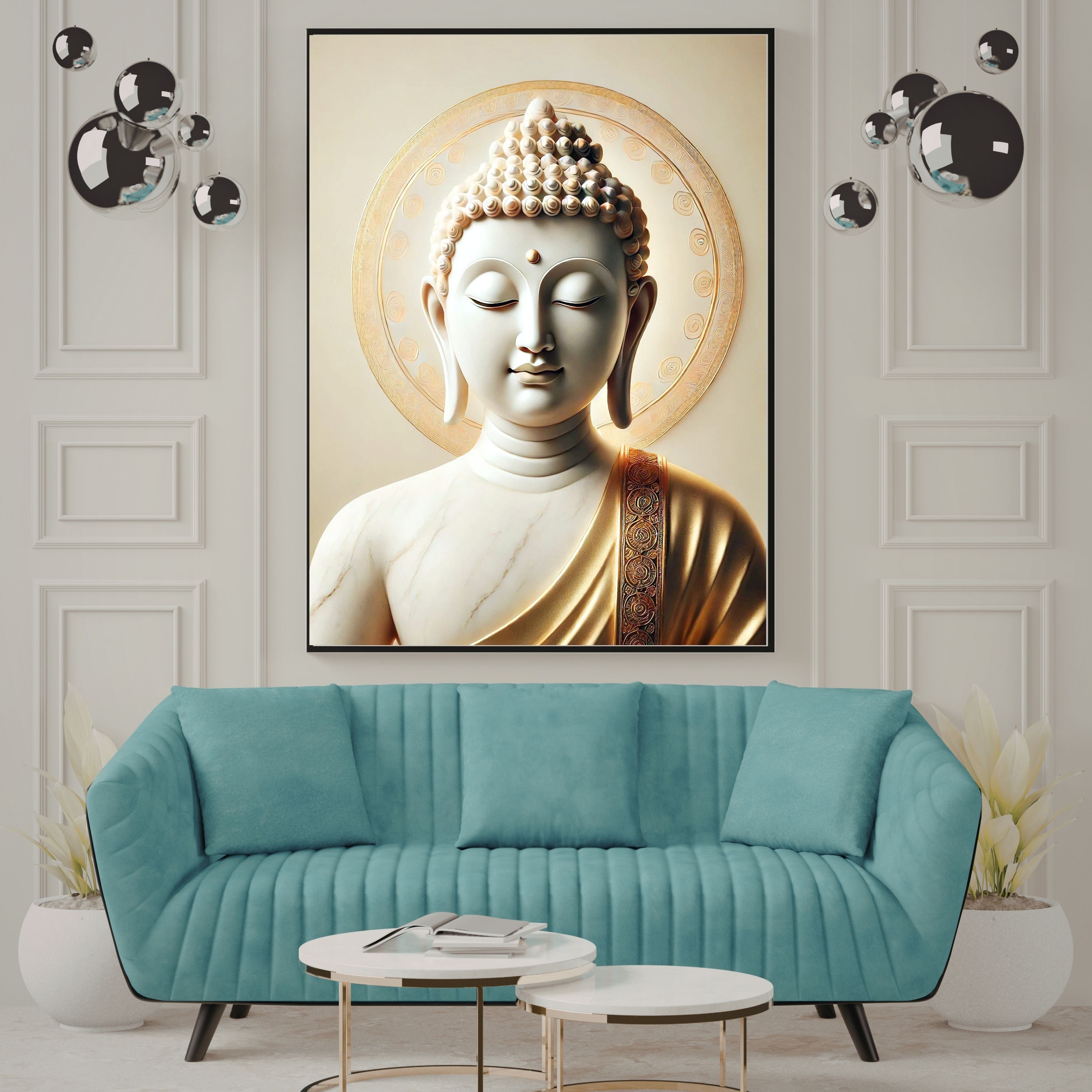 Commercial Use Lord Buddha Wall Art Printable | Zen Meditation Decor | Buddhist Wall Hanging | Spiritual Home Decor | Mindfulness Artwork | Instant Download|sp90c