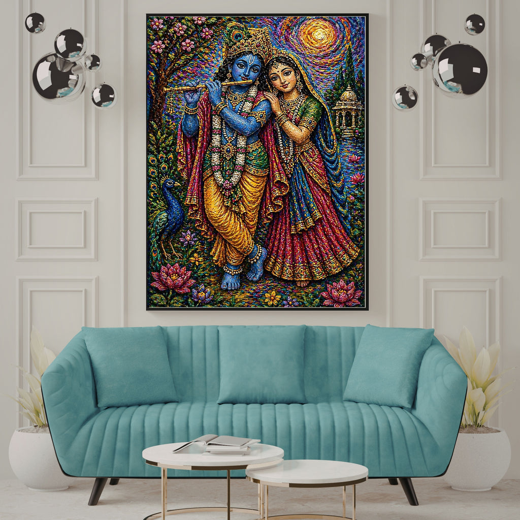 Commercial Use Lord Krishna Wall Art Bundle | Hindu Printable Decor | Commercial Use License Included | Spiritual Home Decor | Pooja Room Prints | Digital Download|sp51c